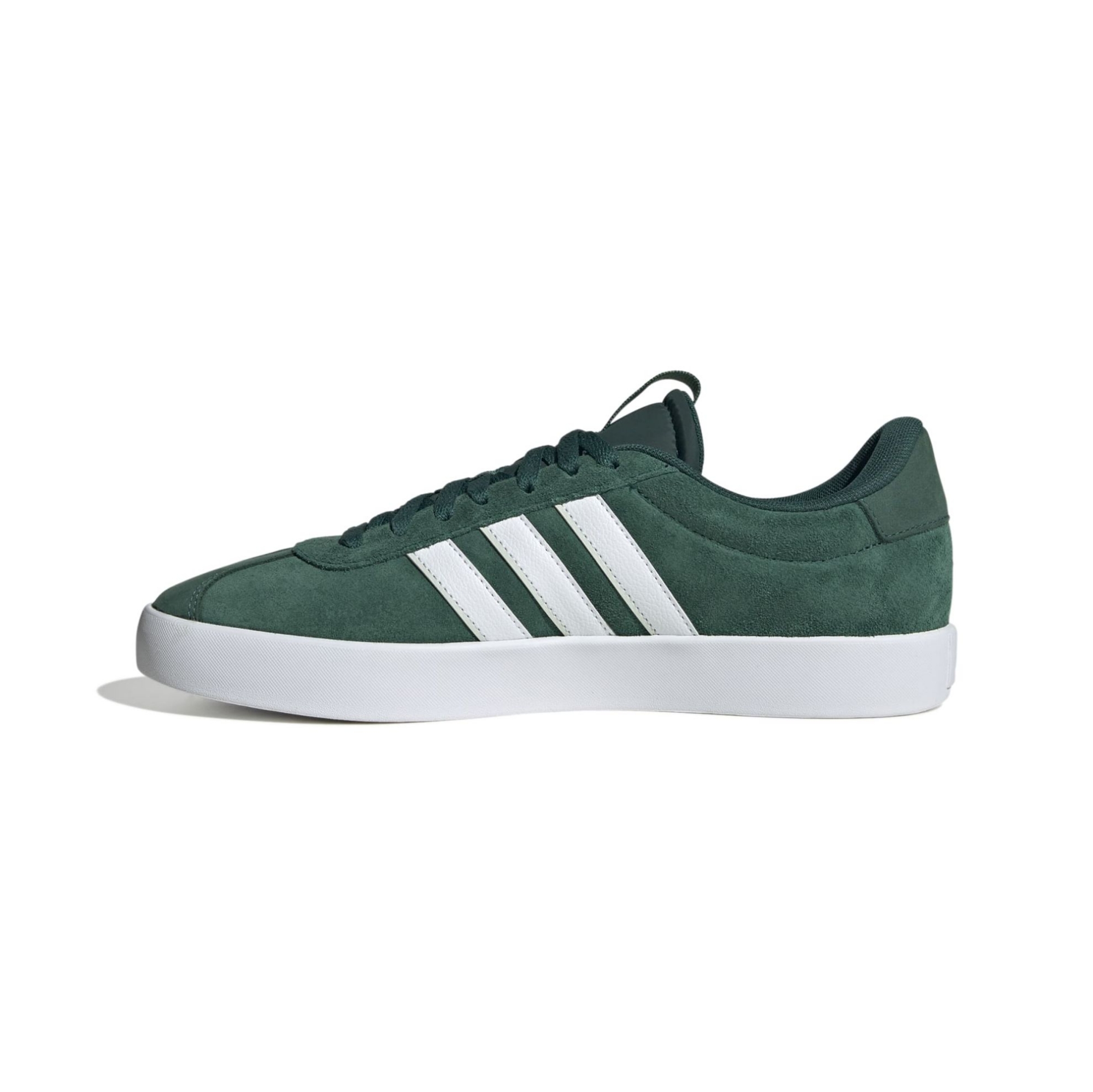 SUEDE-LEATHER    GREEN/WHITE/SILVER