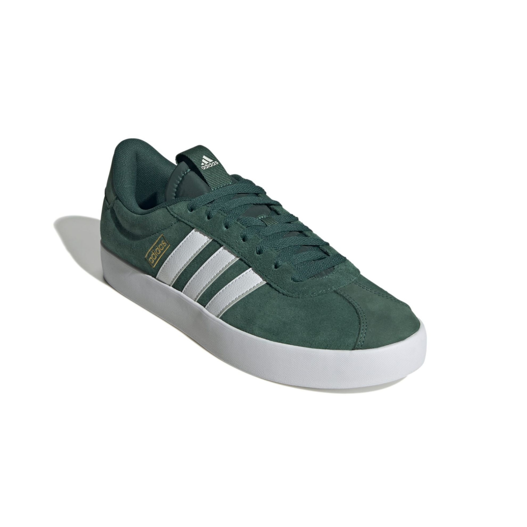 SUEDE-LEATHER    GREEN/WHITE/SILVER