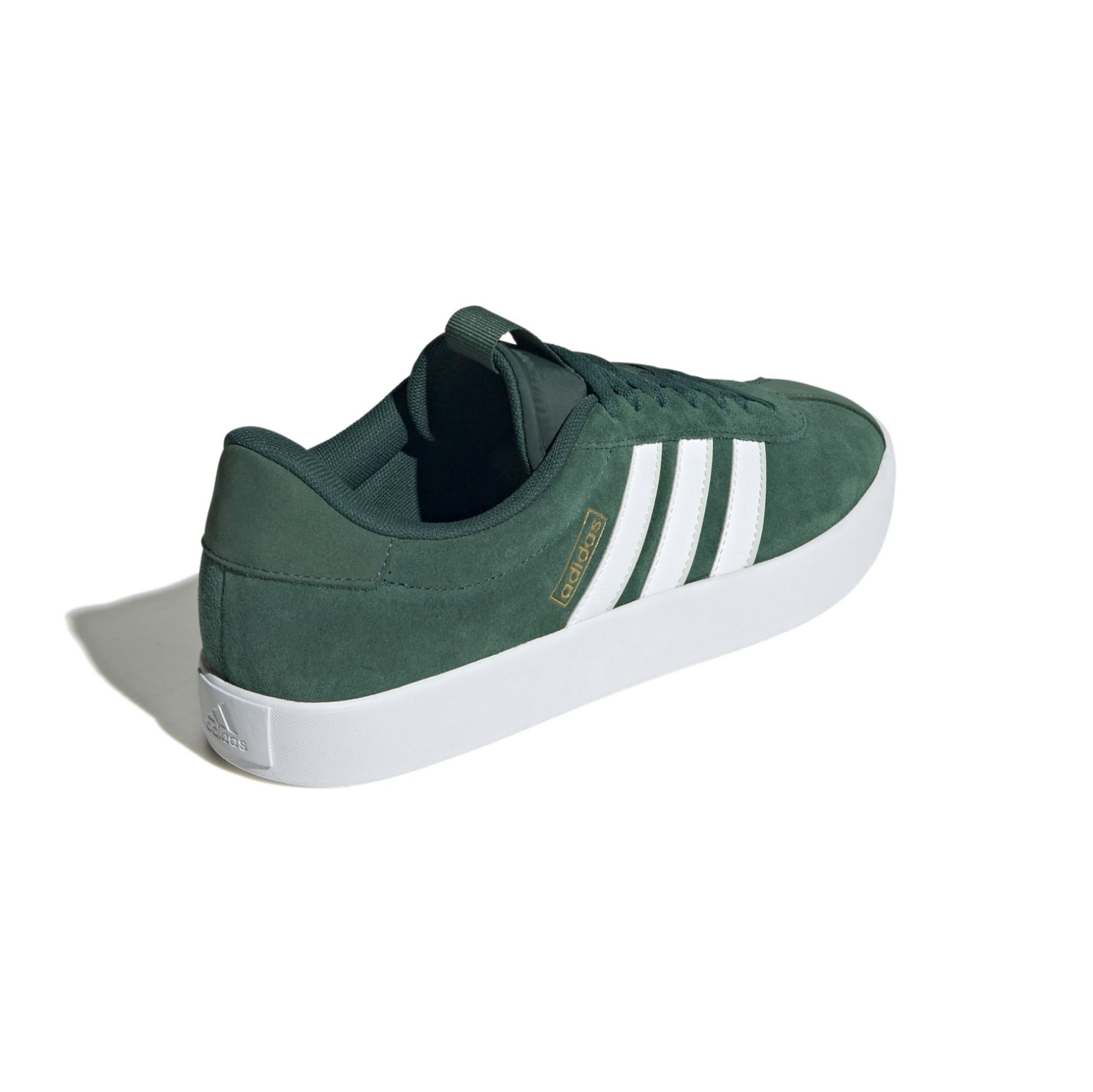 SUEDE-LEATHER    GREEN/WHITE/SILVER