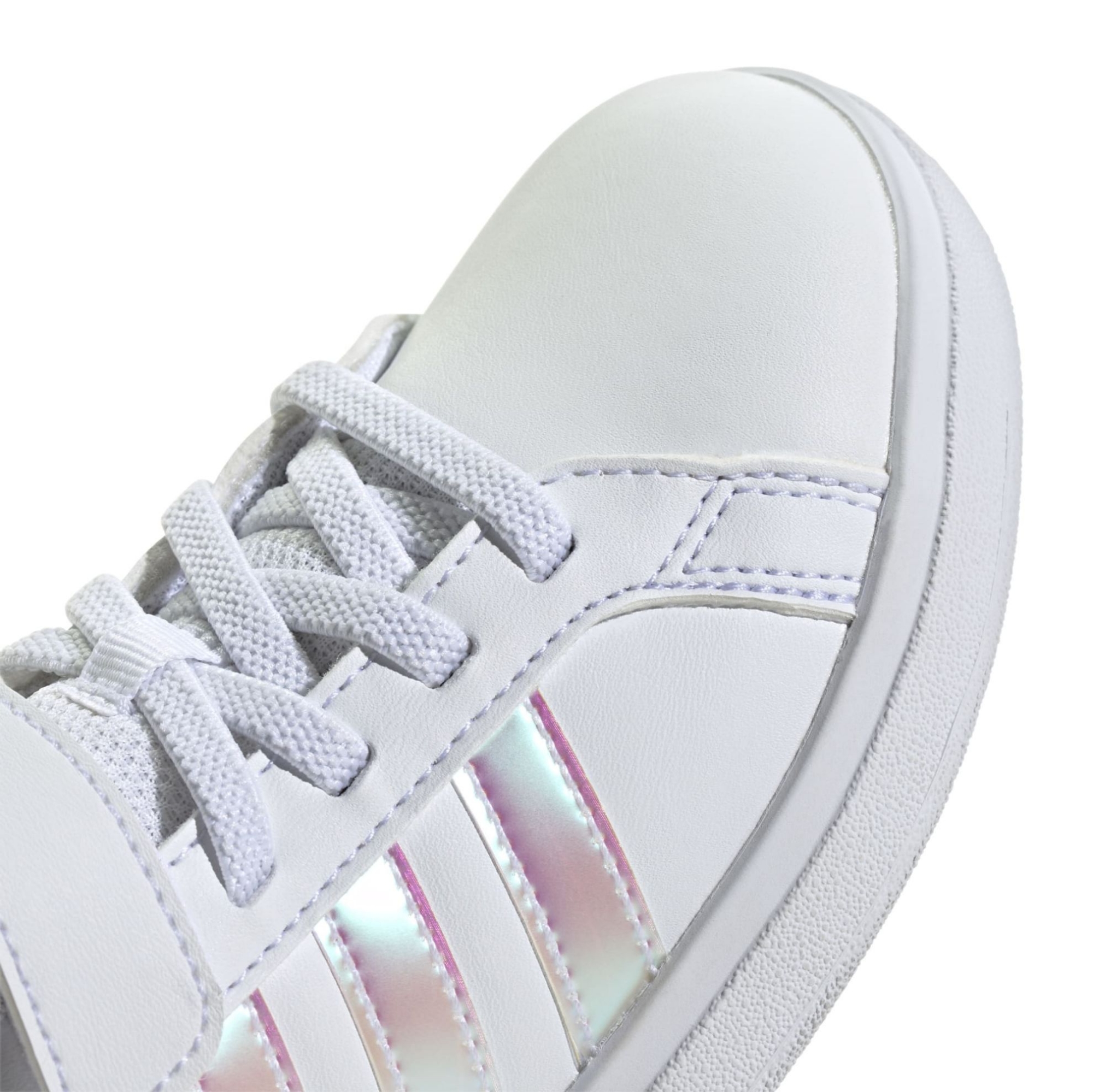 SYN LEATHER      WHITE/IRIDESCENTPINK