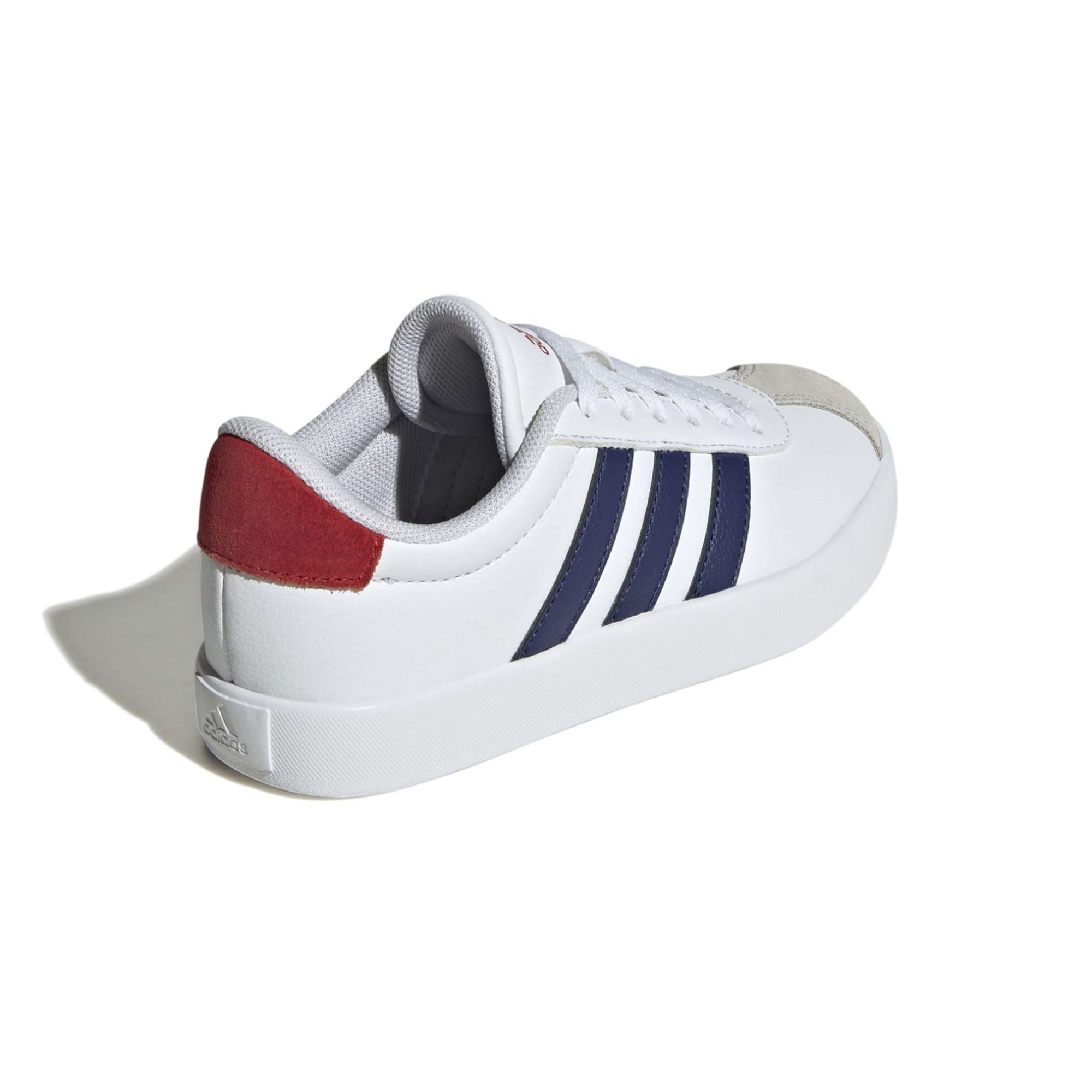 SYNLEA-SUEDE     WHITE/DK.BLUE/SCARLET