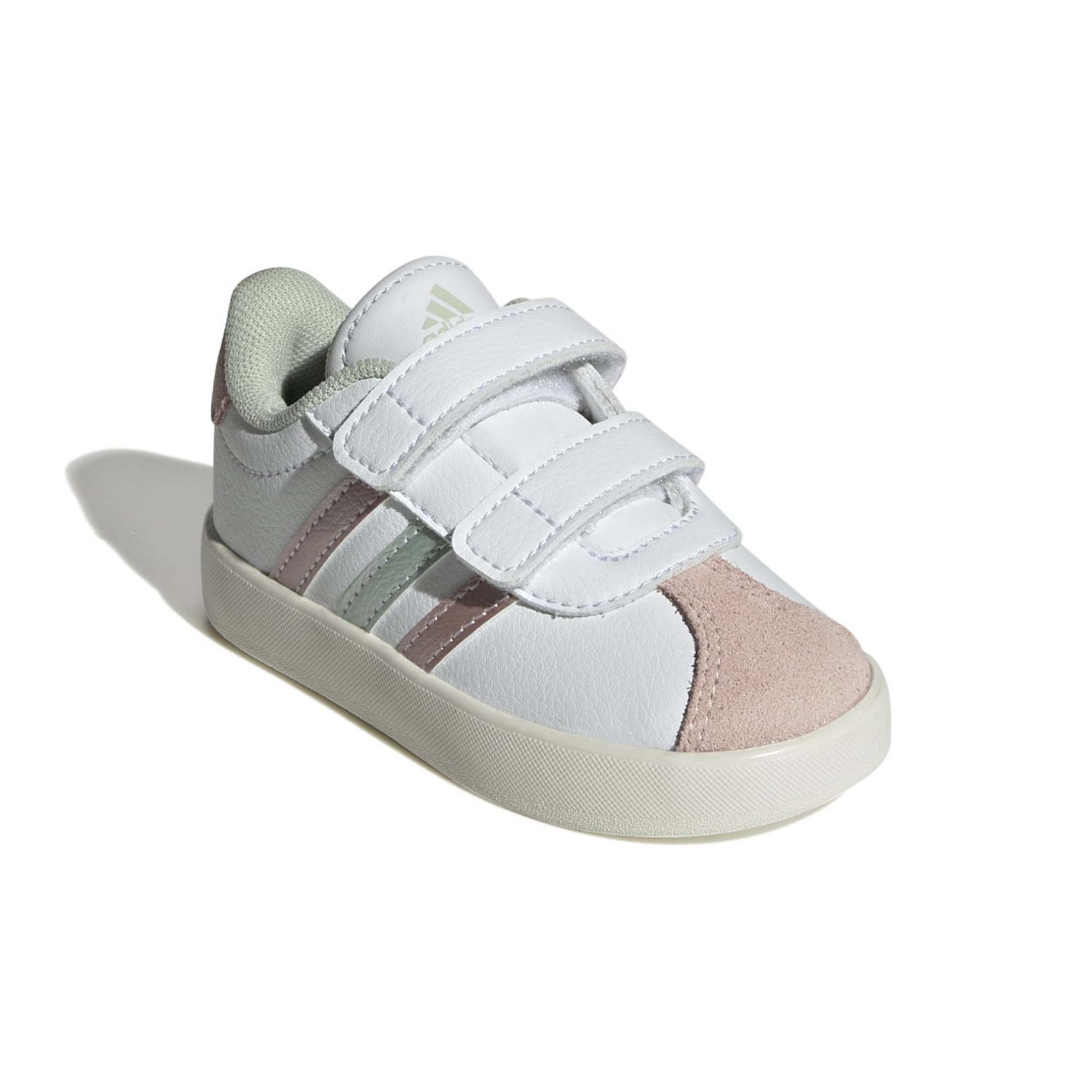 SYNLEA-SUEDE     WHT/GREEN/SANDYPINKMET