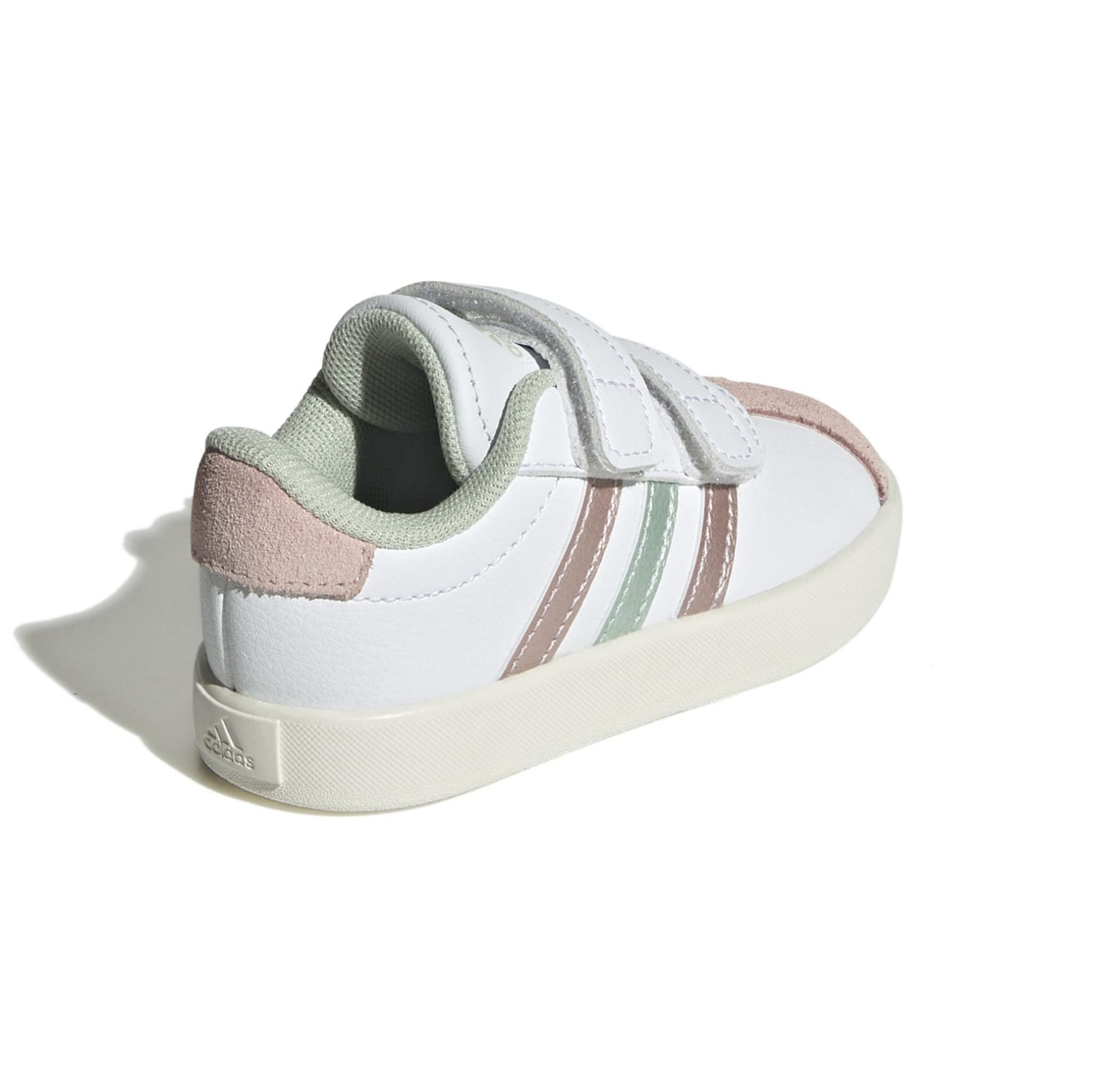 SYNLEA-SUEDE     WHT/GREEN/SANDYPINKMET