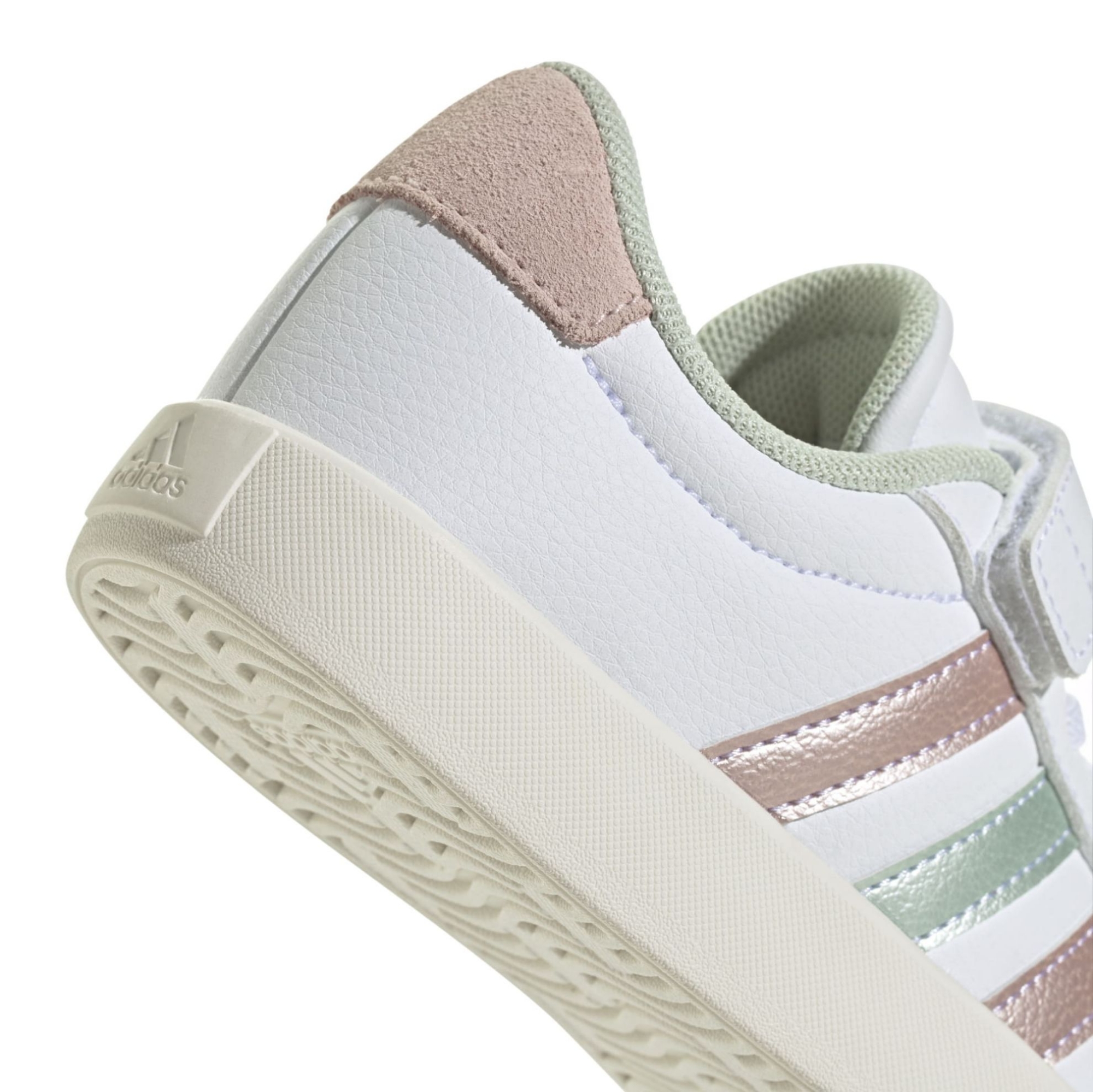 SYNLEA-SUEDE     WHT/LINENGREEN/PINKMET