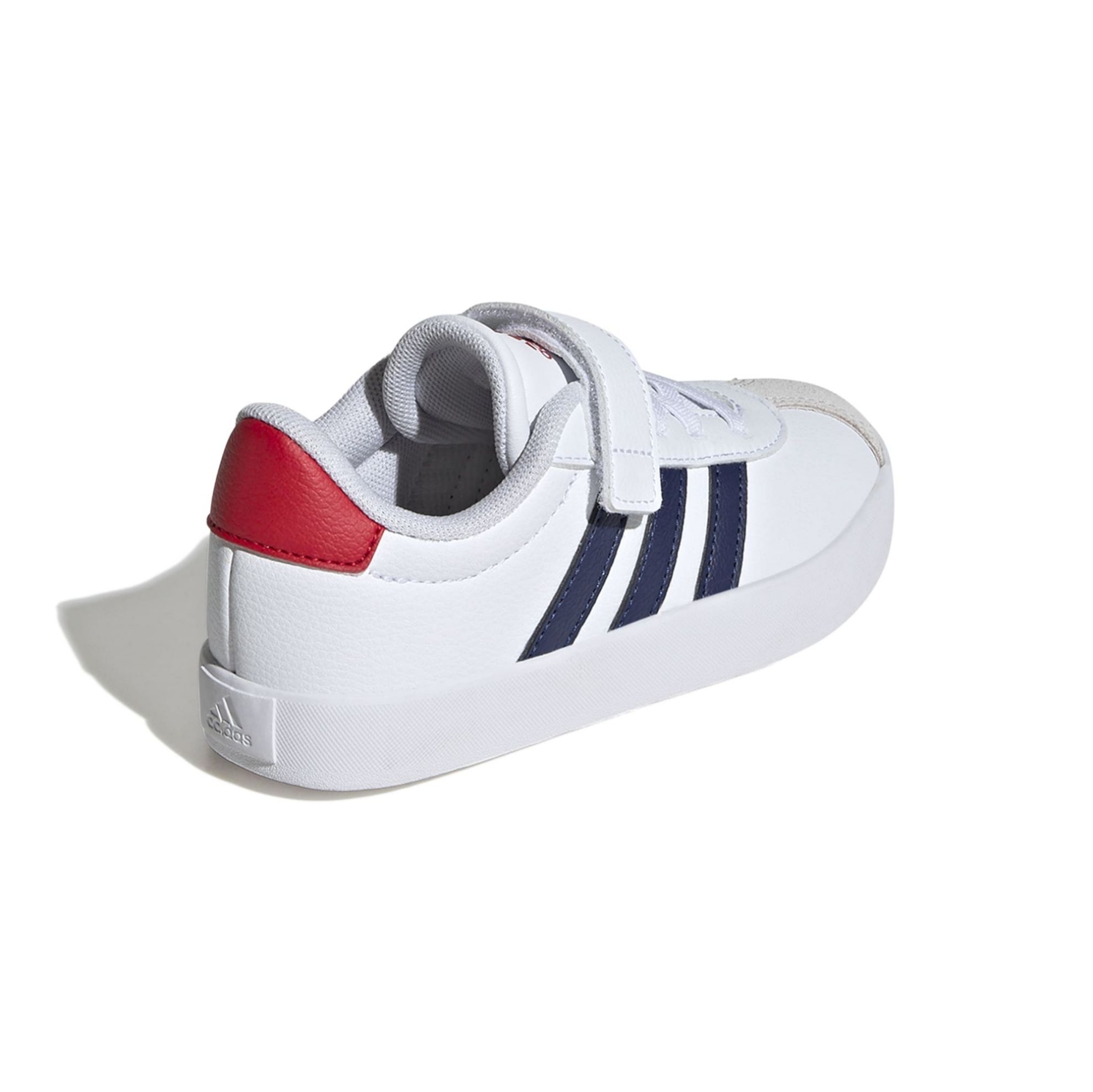 SYNLEA-SUEDE     WHITE/DK.BLUE/SCARLET