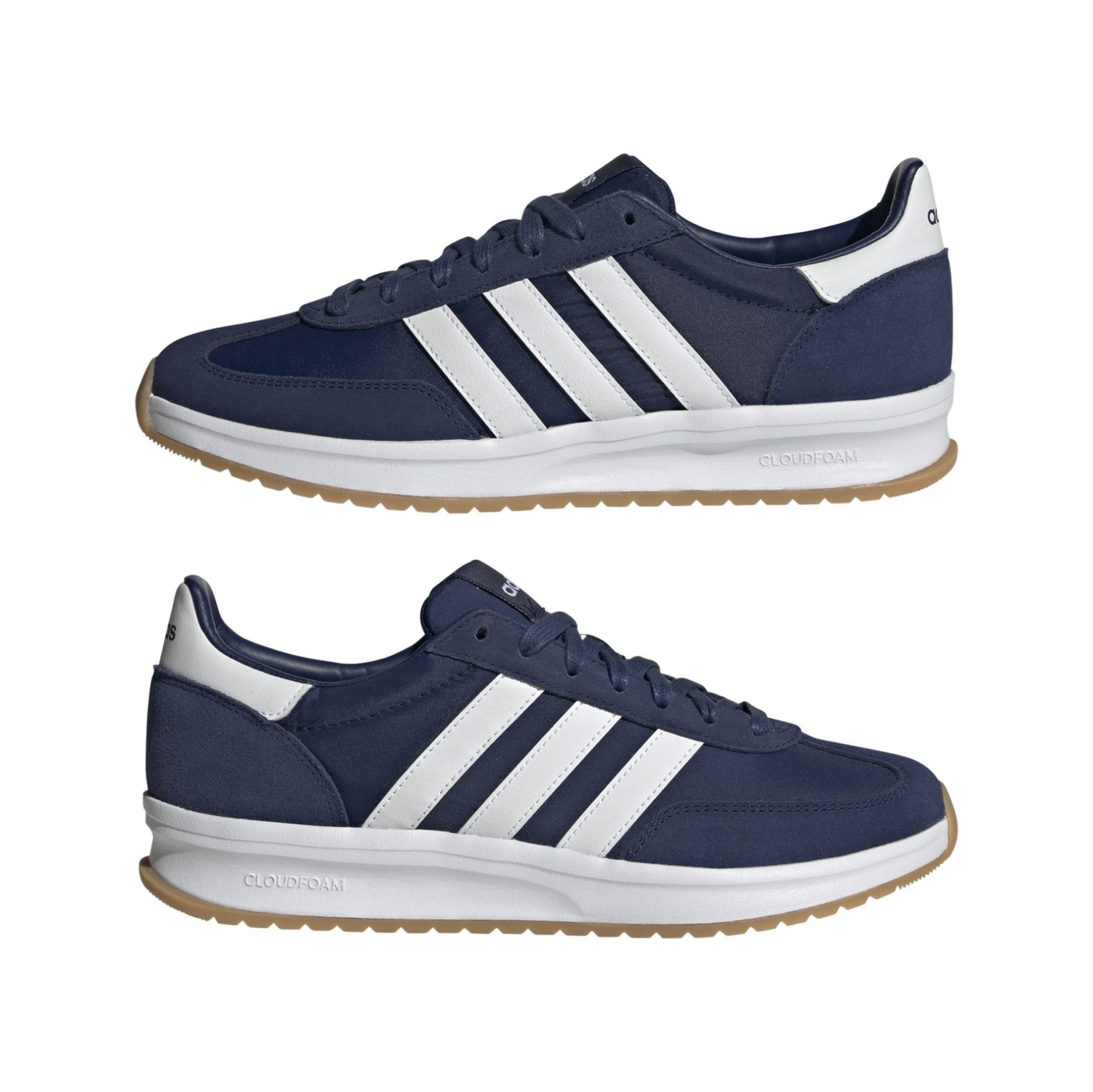 NYLON-SUEDE      DK.BLUE/WHITE