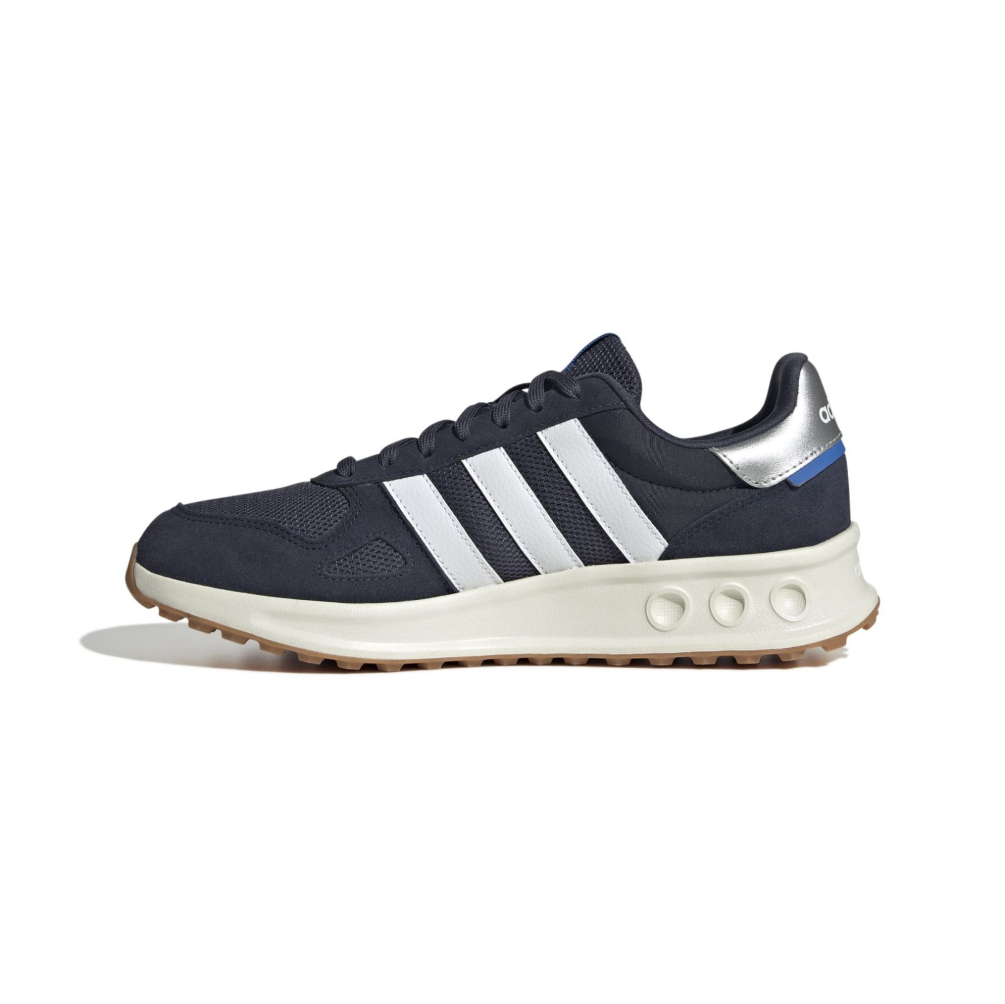 NYLON-SUEDE      NAVY/WHITE/SILVER