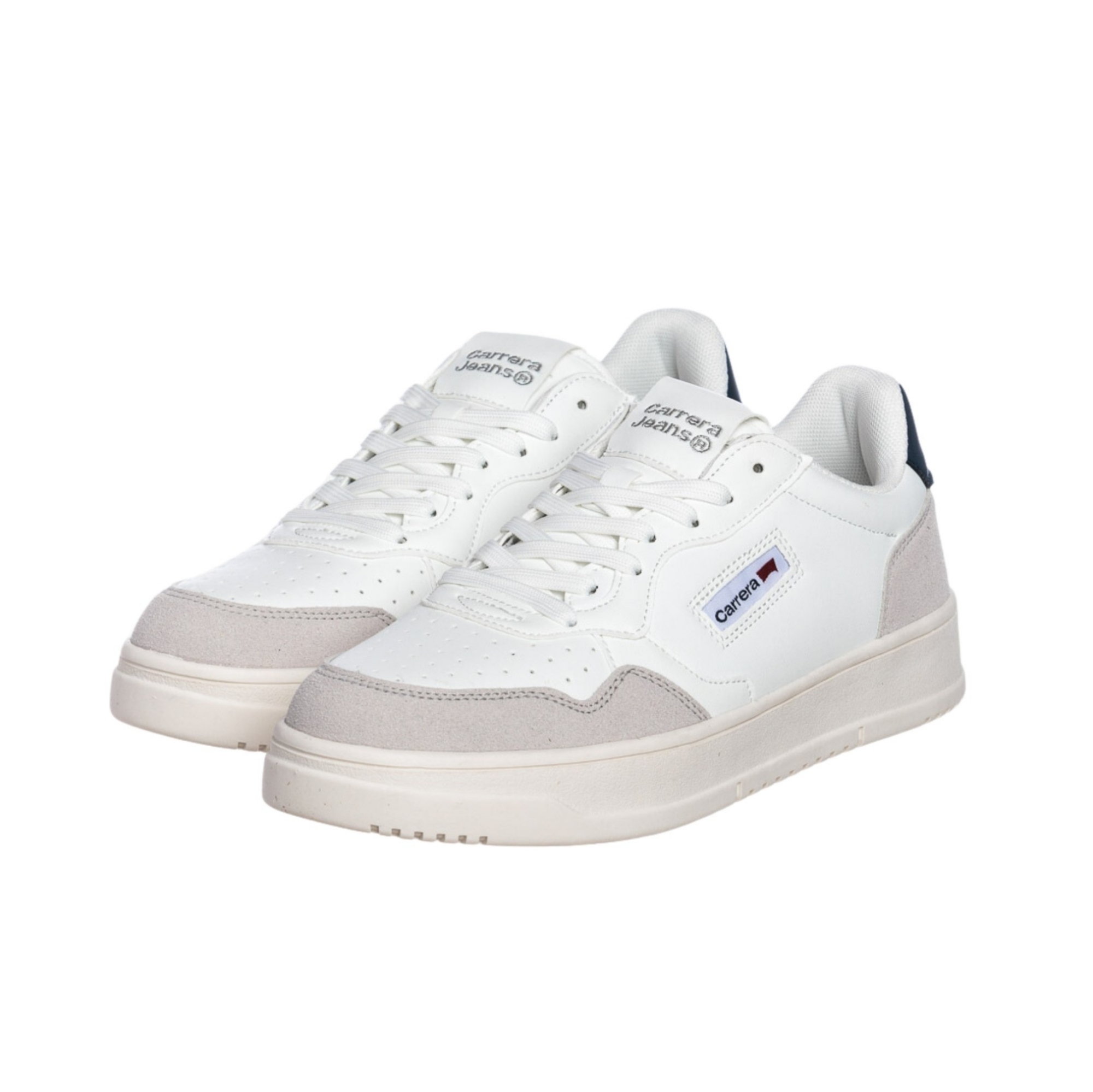 SYNLEA-SUEDE     WHITE/NAVY