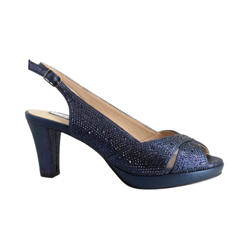 Sandalo con strass 