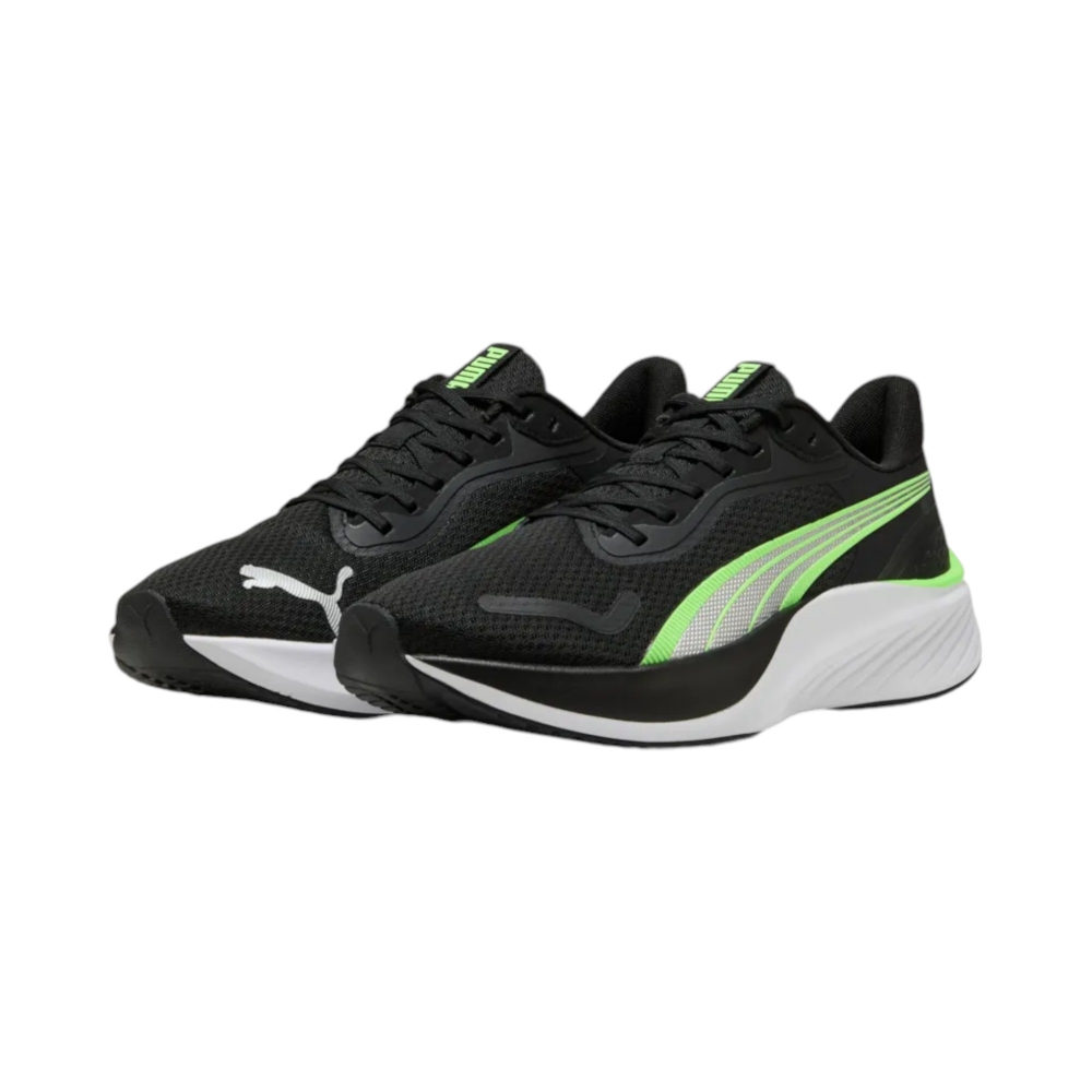 MESH-SYNTH.      BLACK-GREEN GLARE