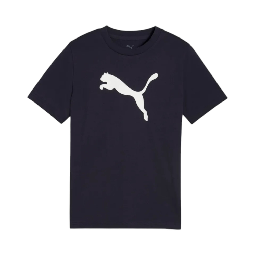 CAT LOGO TEE B   NAVY