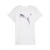 FLORAL LOGO TEE  WHITE