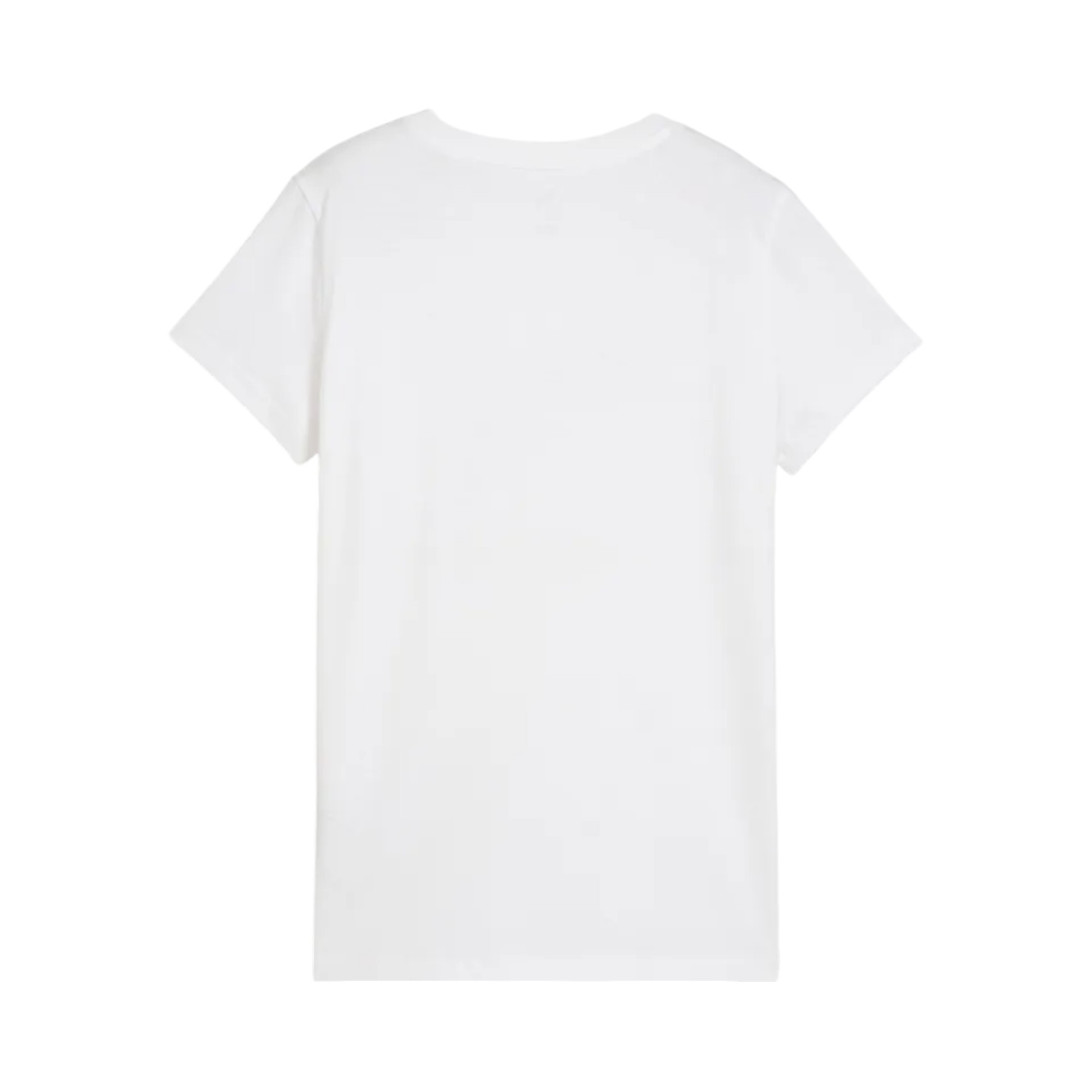 FLORAL LOGO TEE  WHITE