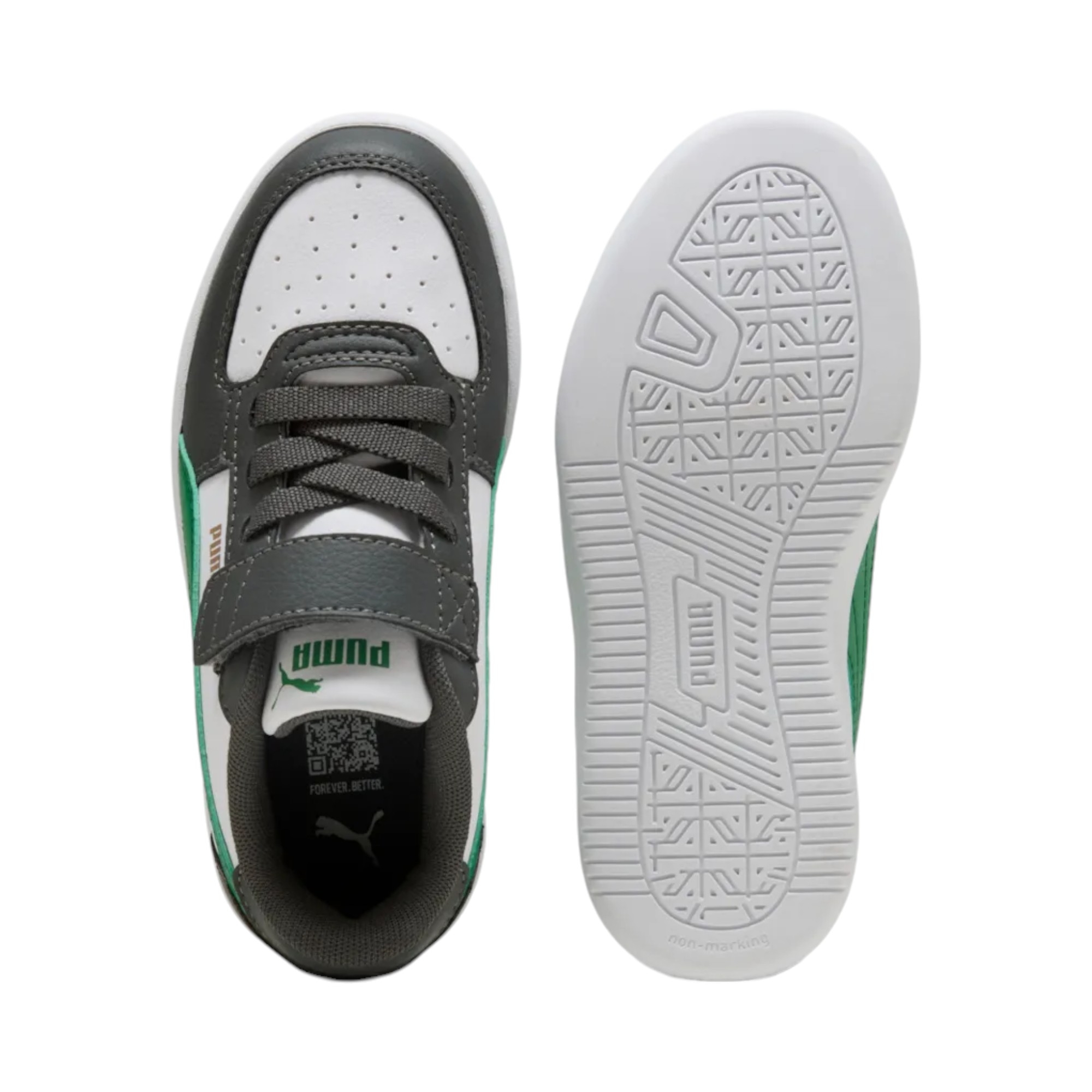 SYN.LEATHER      GRAY-GREEN-WHITE