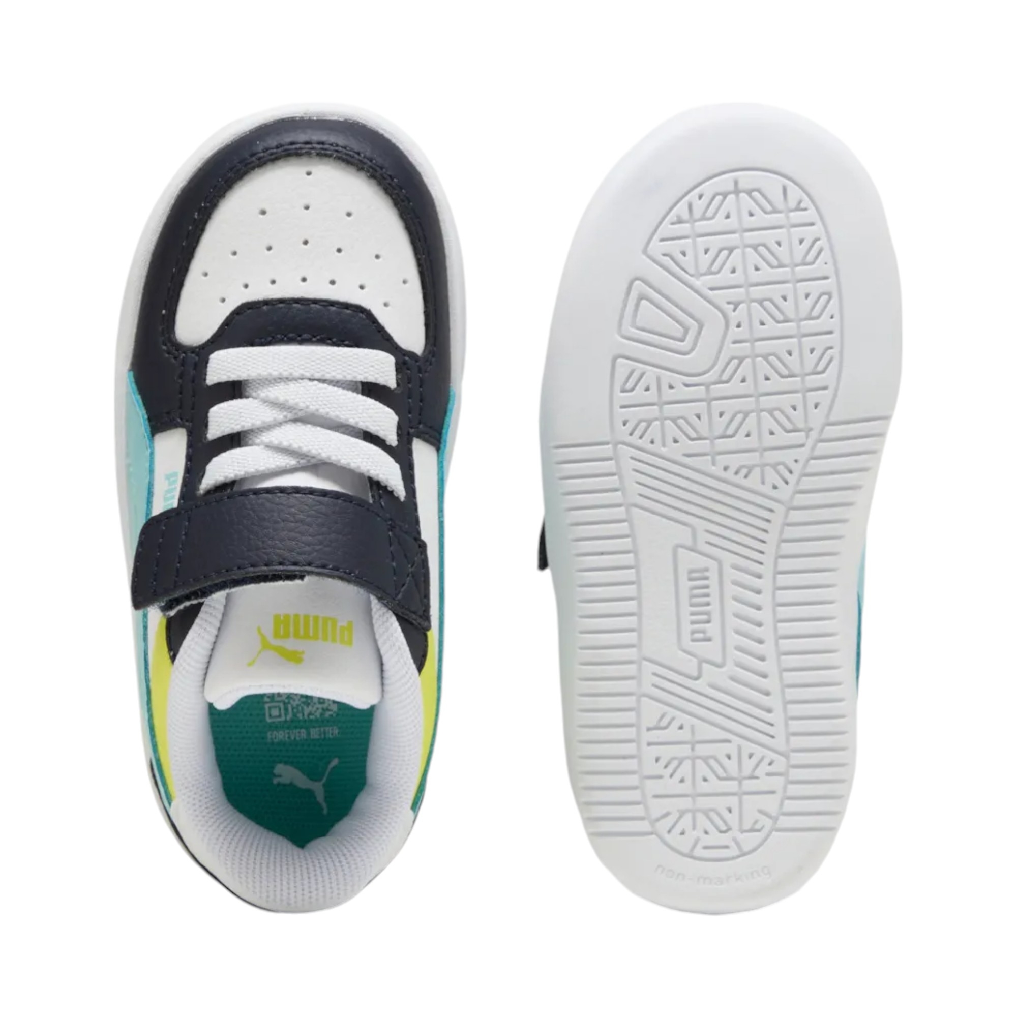 SYN.LEATHER      WHITE-SAFE LAKE-NAVY