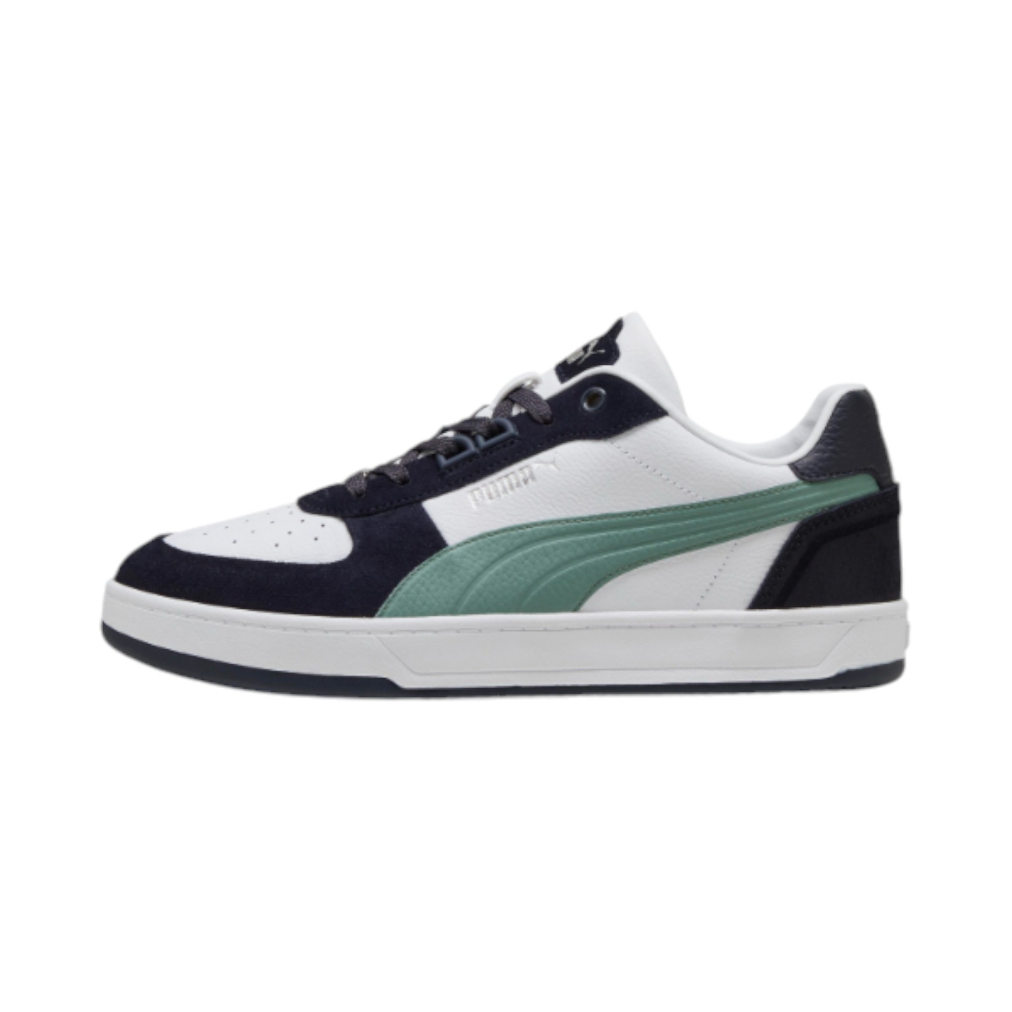 SYN.LEATHER-SUEDEWHITE-GREEN-NAVY