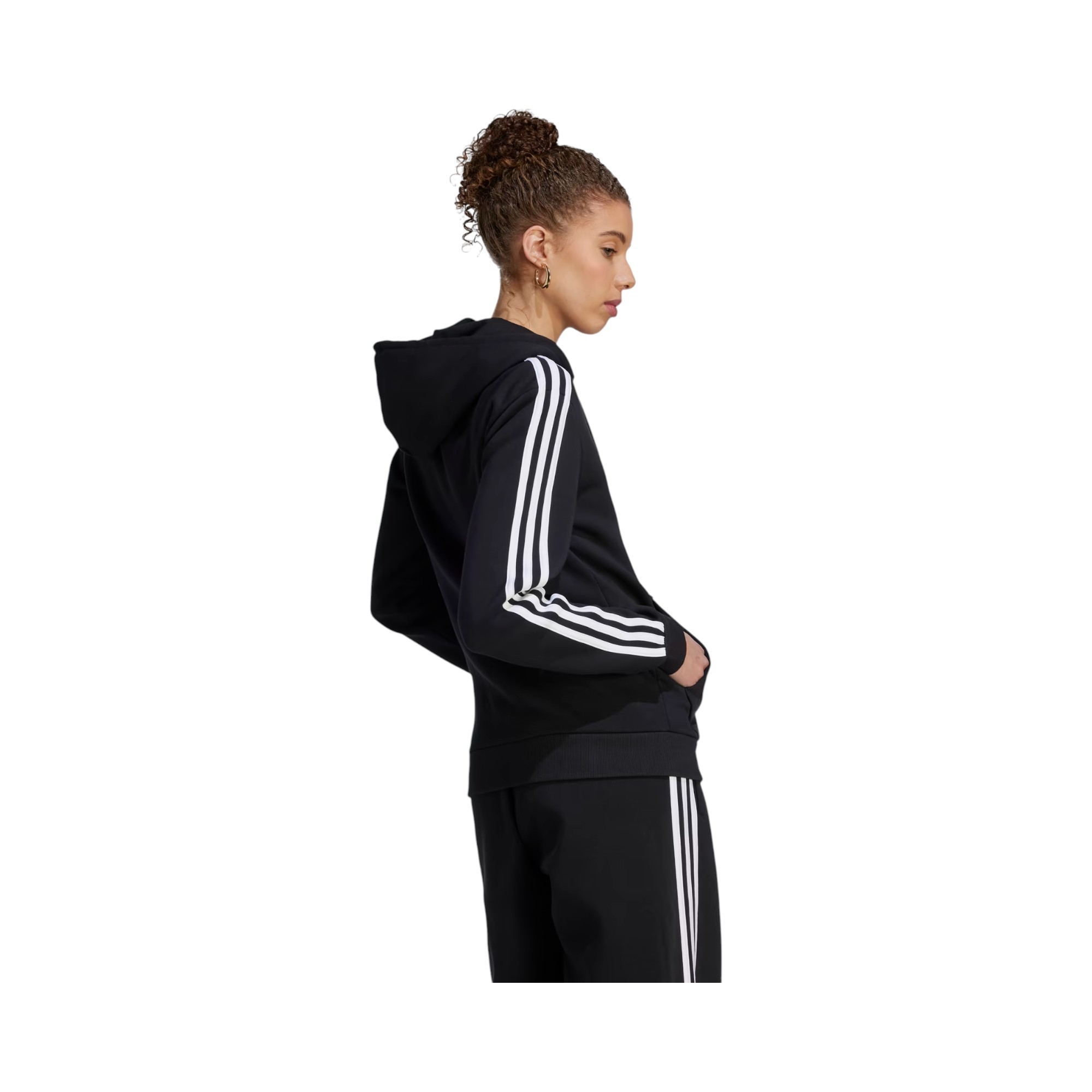 Felpa Essentials 3-Stripes Full-Zip 