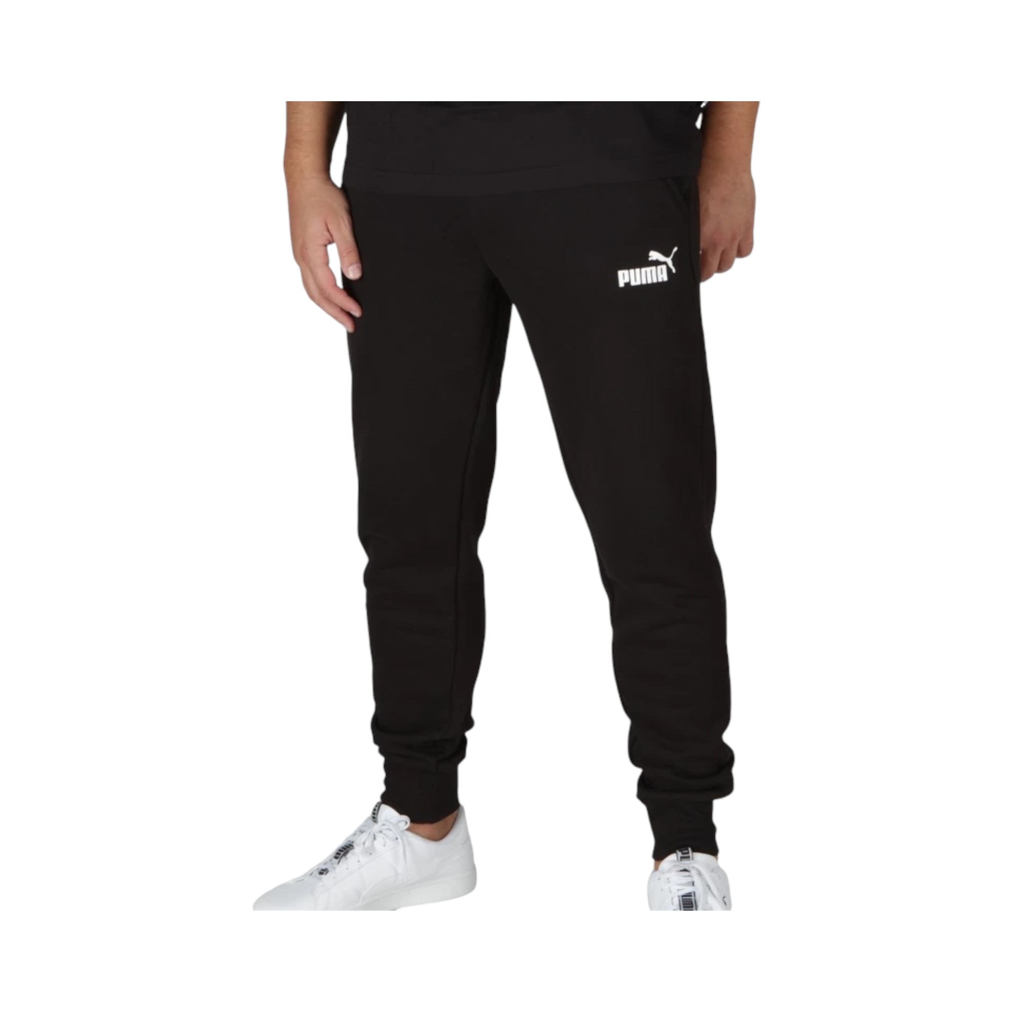 Ess Slim Pants Fl Black