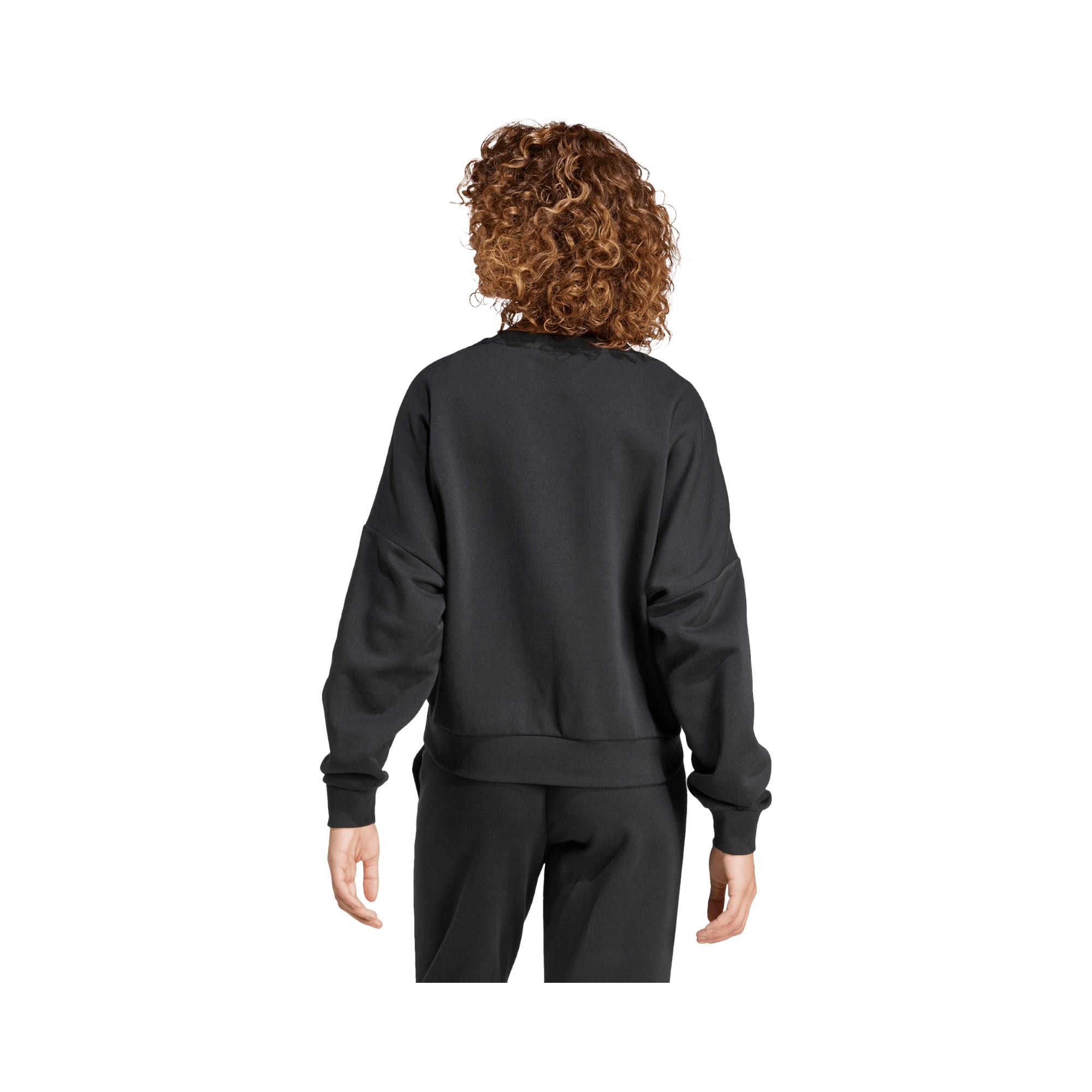 COT.FLEECE LOOSE BLACK/WHITE