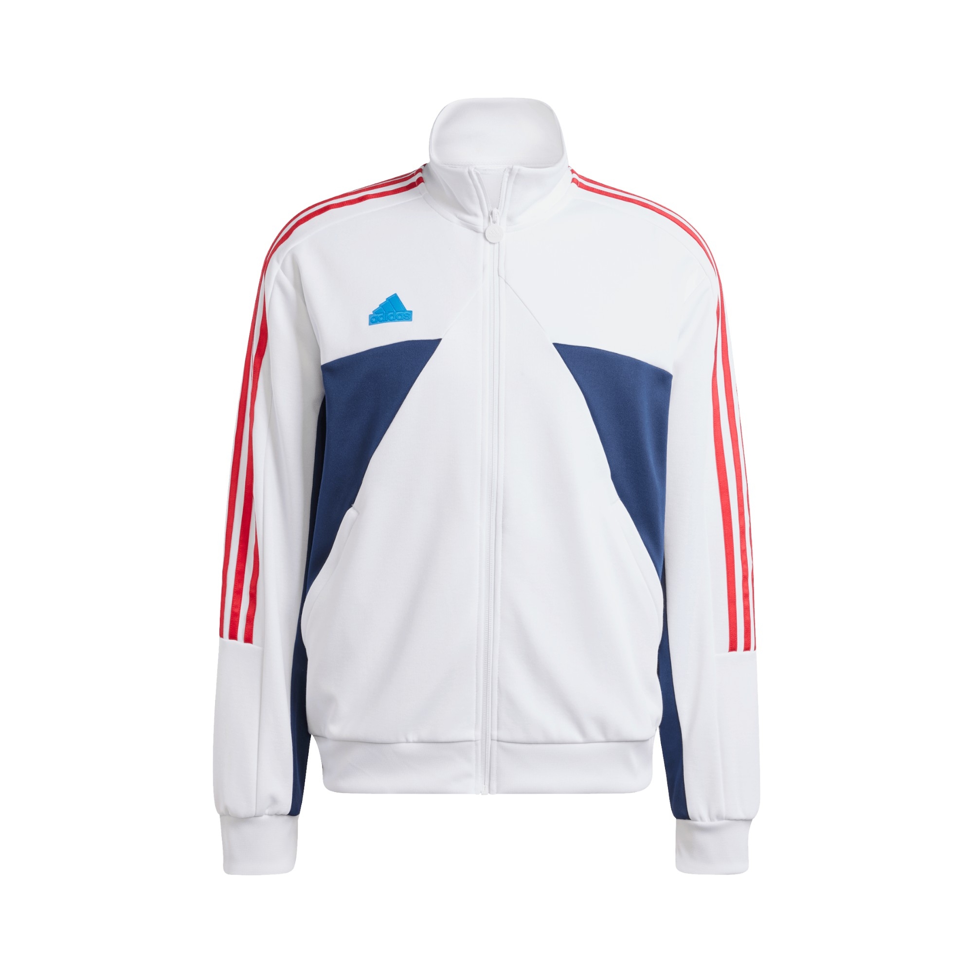 POLY INTERLOCK   WHITE/RED/BLUE/NAVY