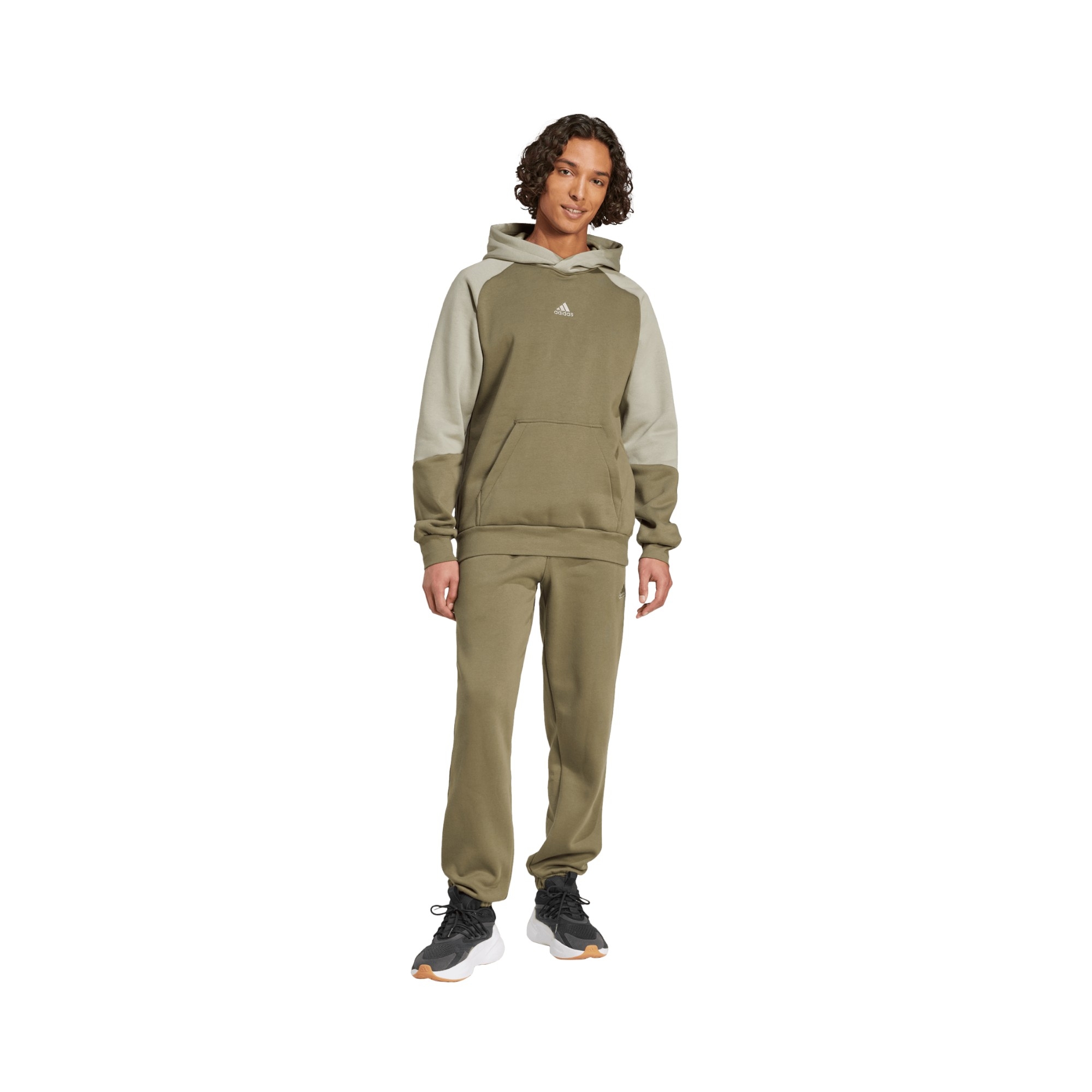 COT.FLEECE       OLIVE STRATA/SILVER