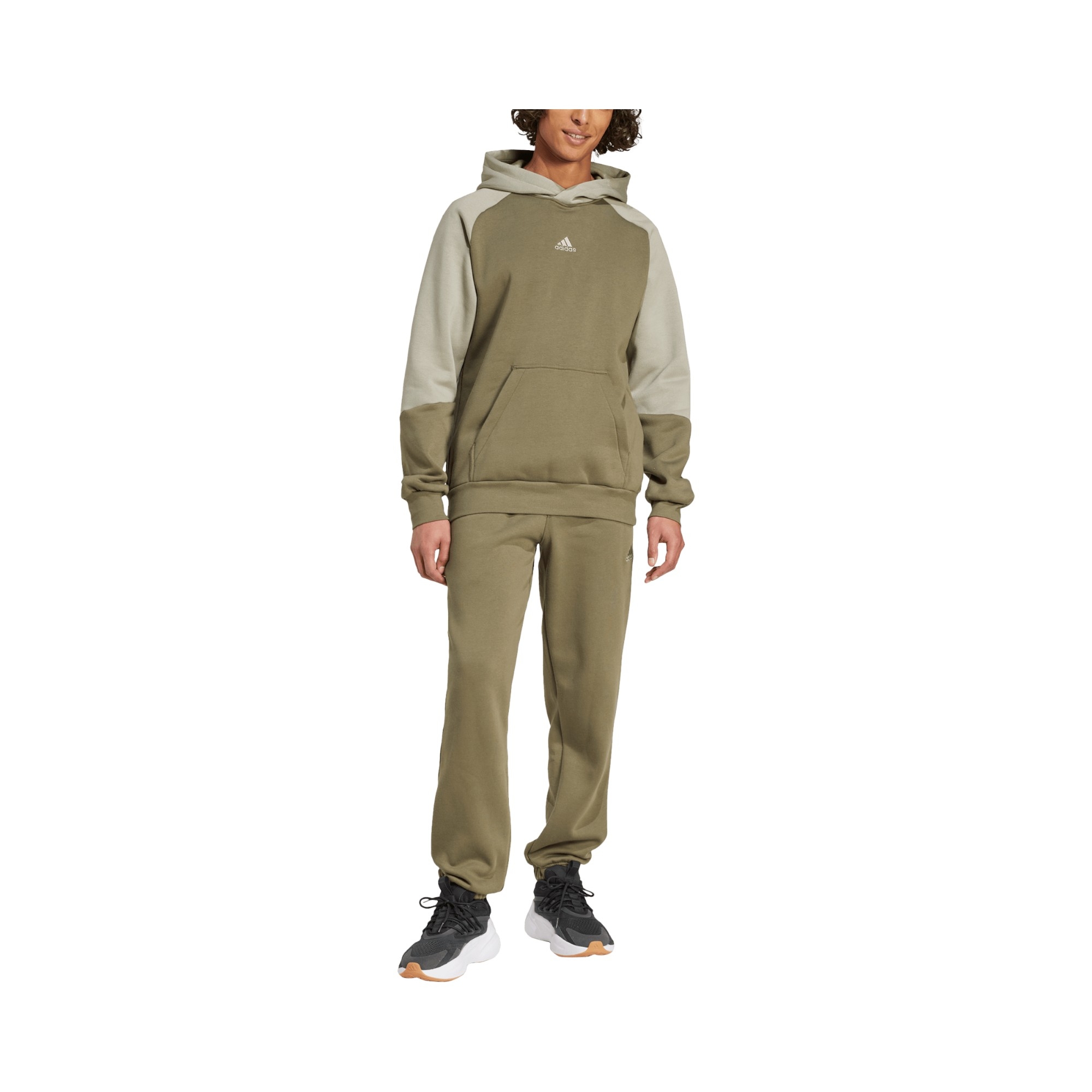 COT.FLEECE       OLIVE STRATA/SILVER