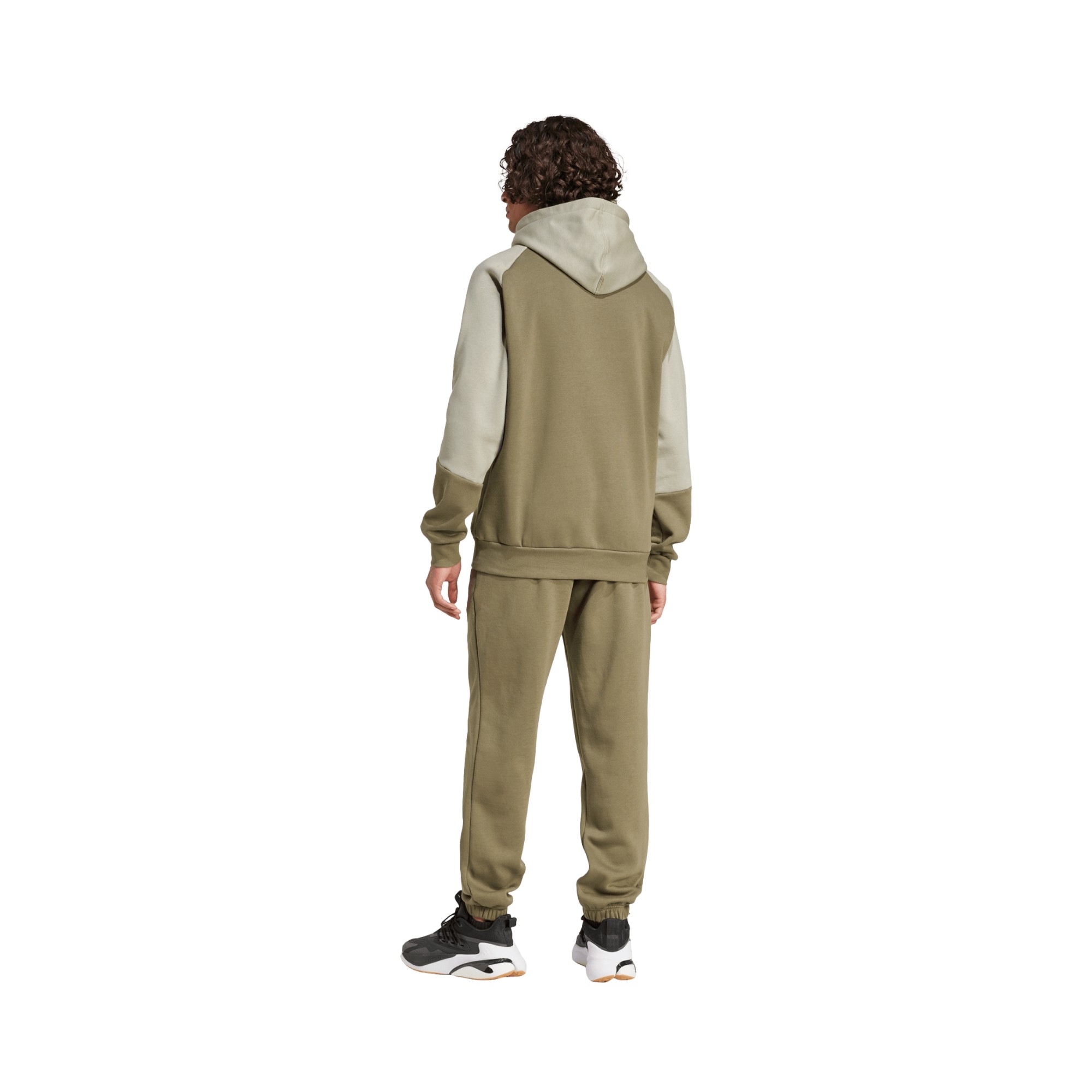 COT.FLEECE       OLIVE STRATA/SILVER