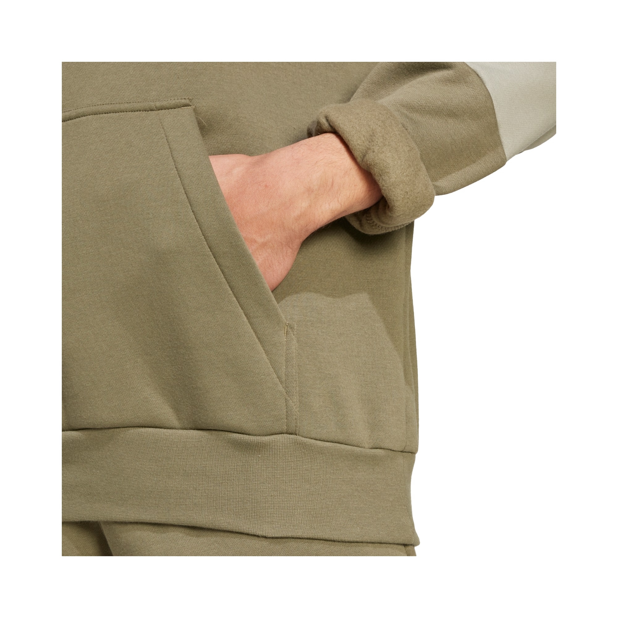 COT.FLEECE       OLIVE STRATA/SILVER