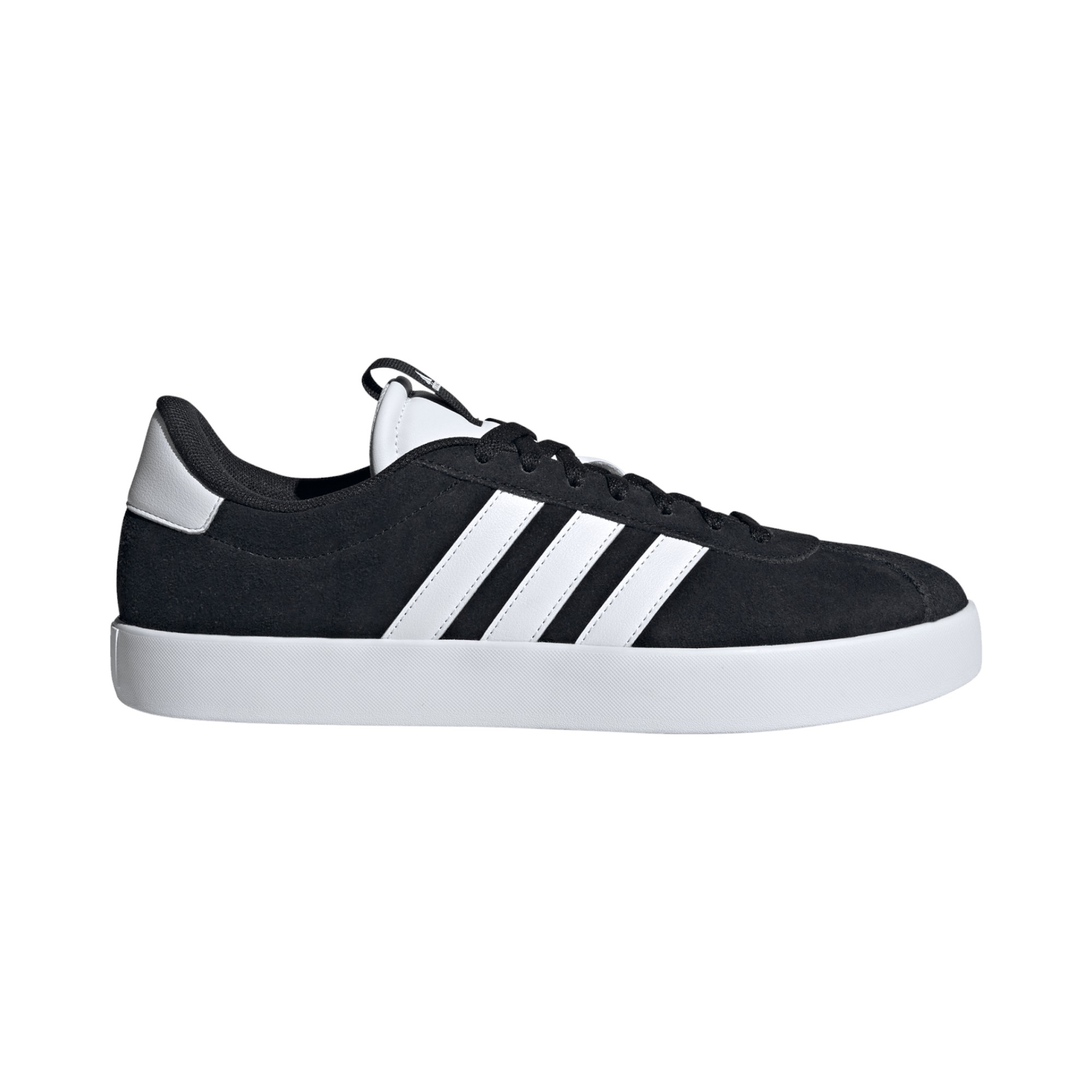 SUEDE-LEATHER    BLACK/WHITE/BLACK