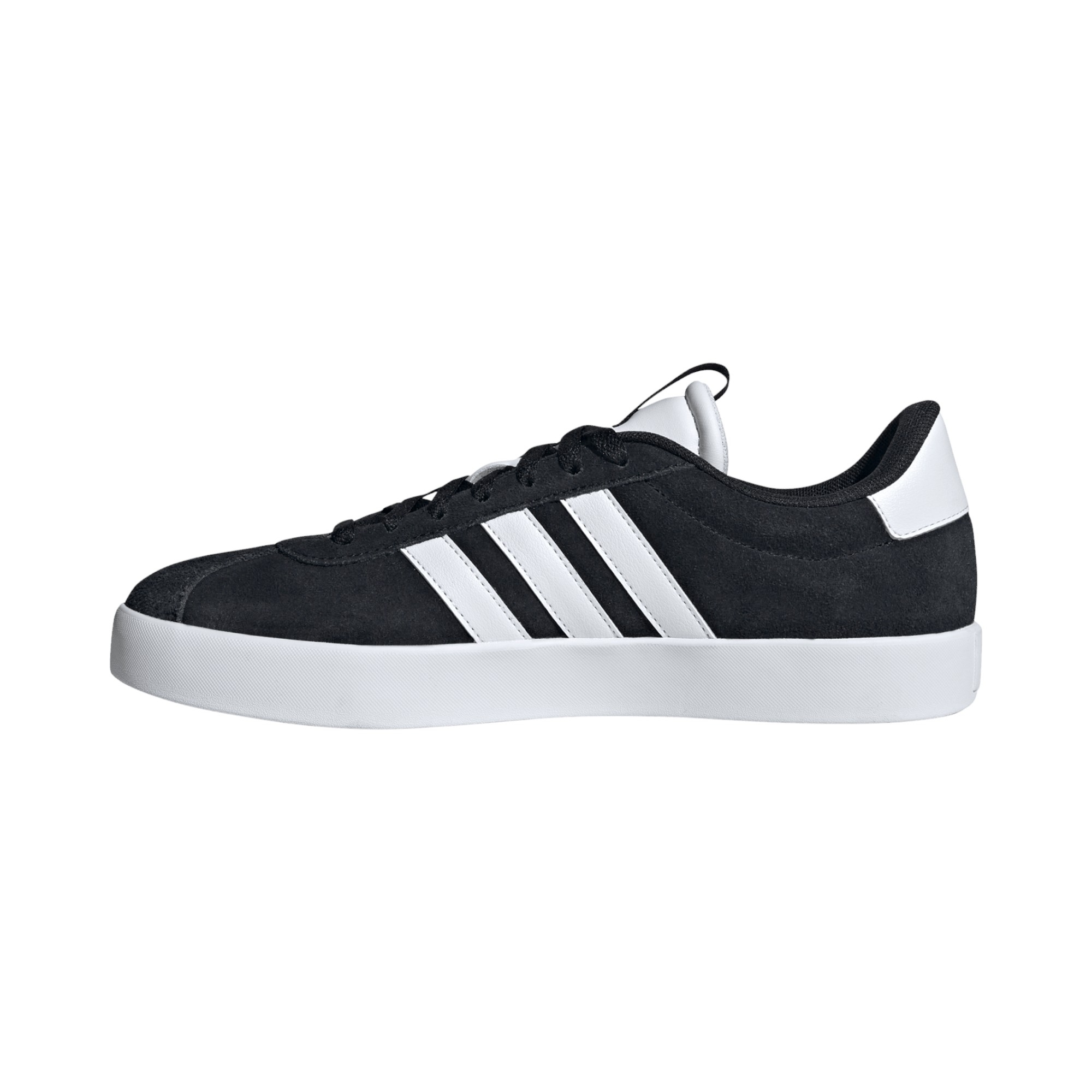 SUEDE-LEATHER    BLACK/WHITE/BLACK