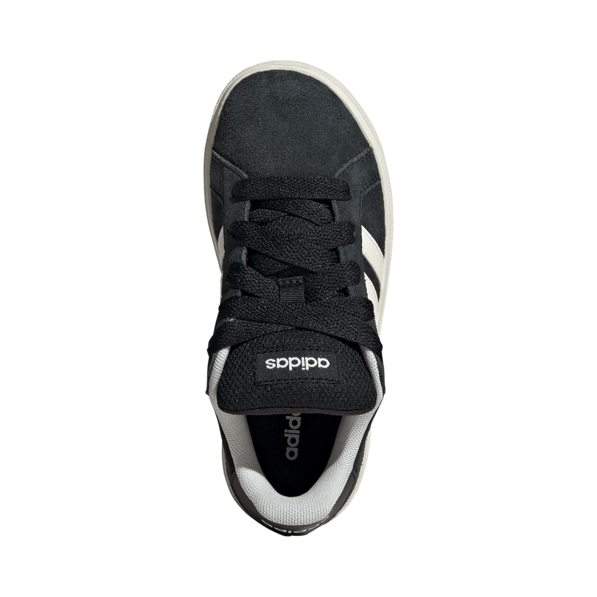 SUEDE-SYNLEA     BLACK/OFFWHT/GUM