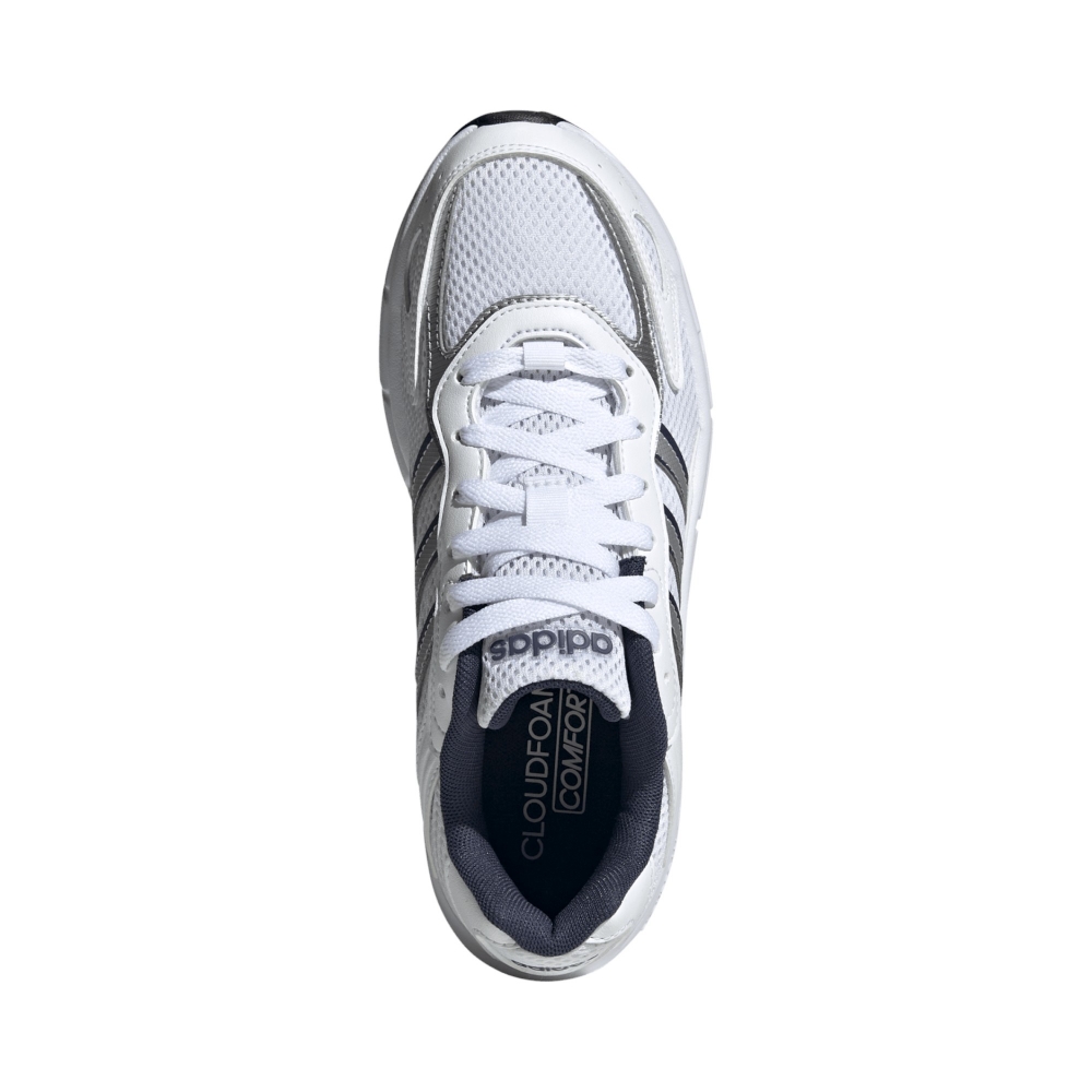 MESH/SYN.LEATHER WHITE/NAVY/SILVER MET