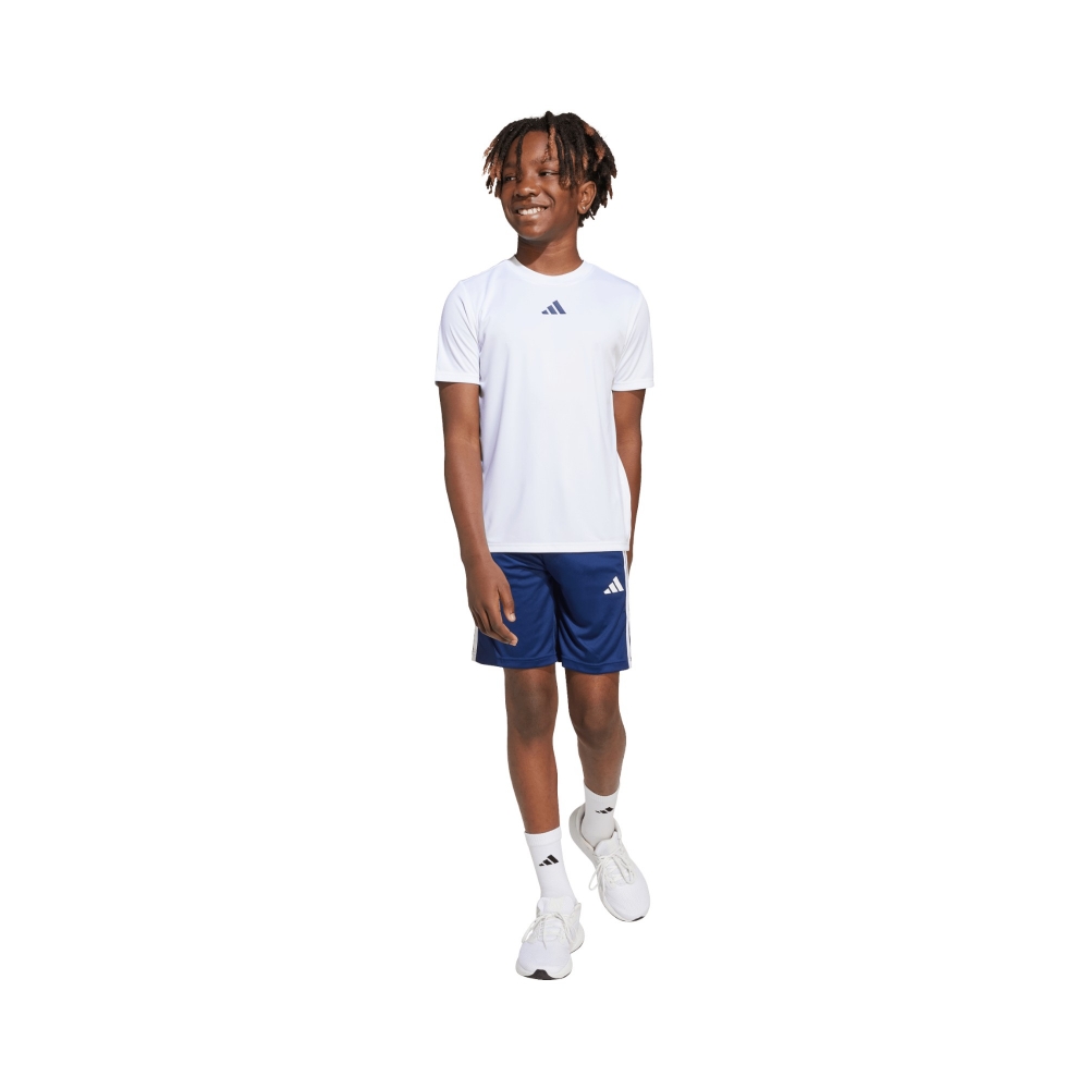 POLY INTERLOCK   WHITE/DARK BLUE