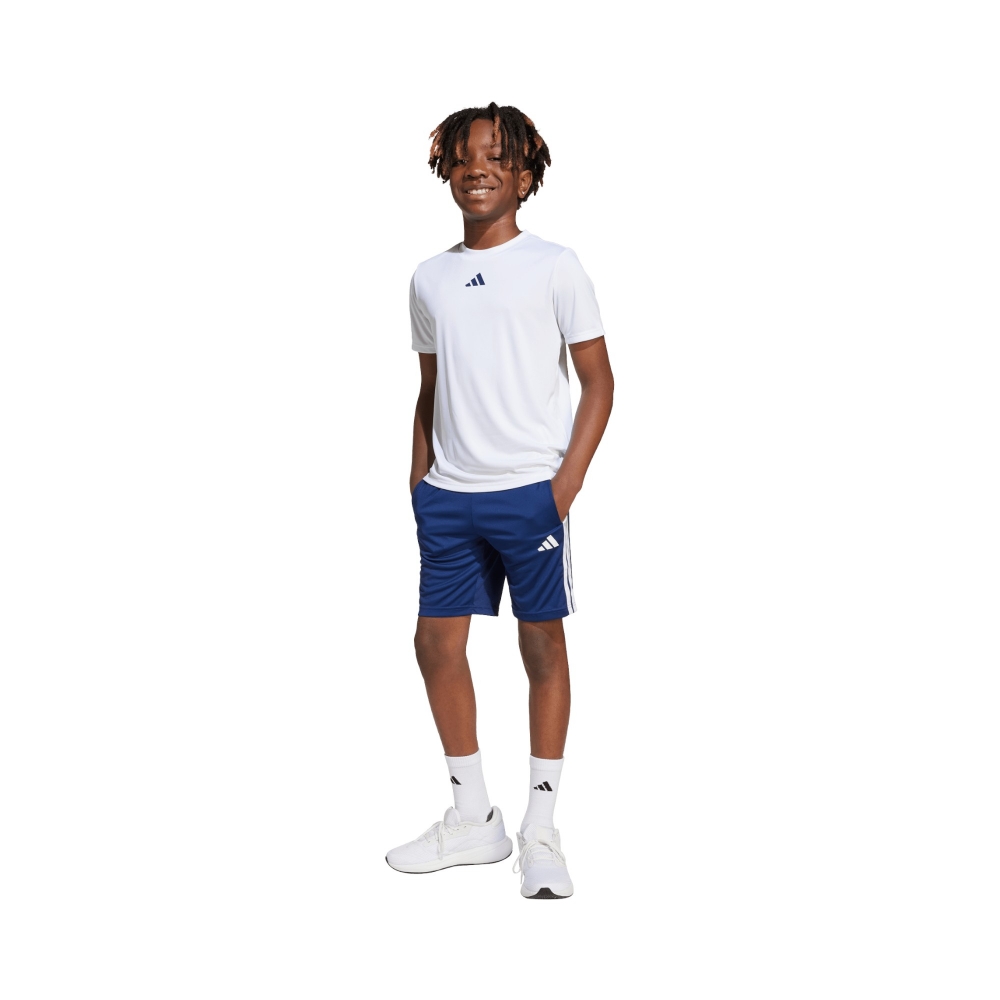 POLY INTERLOCK   WHITE/DARK BLUE