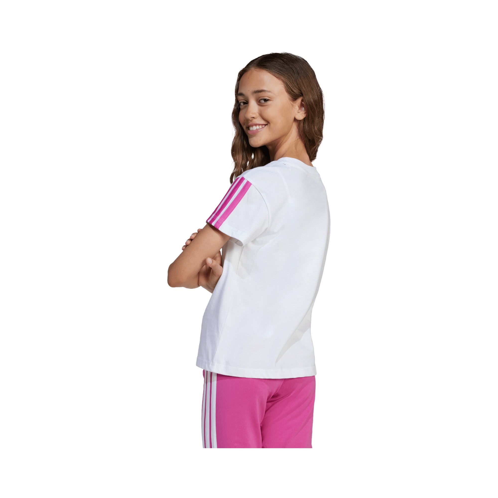COT.JERSEY       WHITE/FUCHSIA