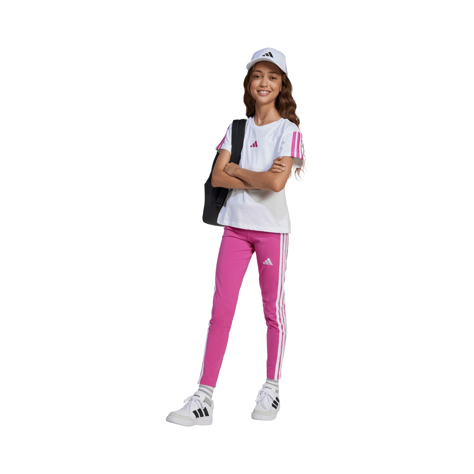 COT.JERSEY       WHITE/FUCHSIA