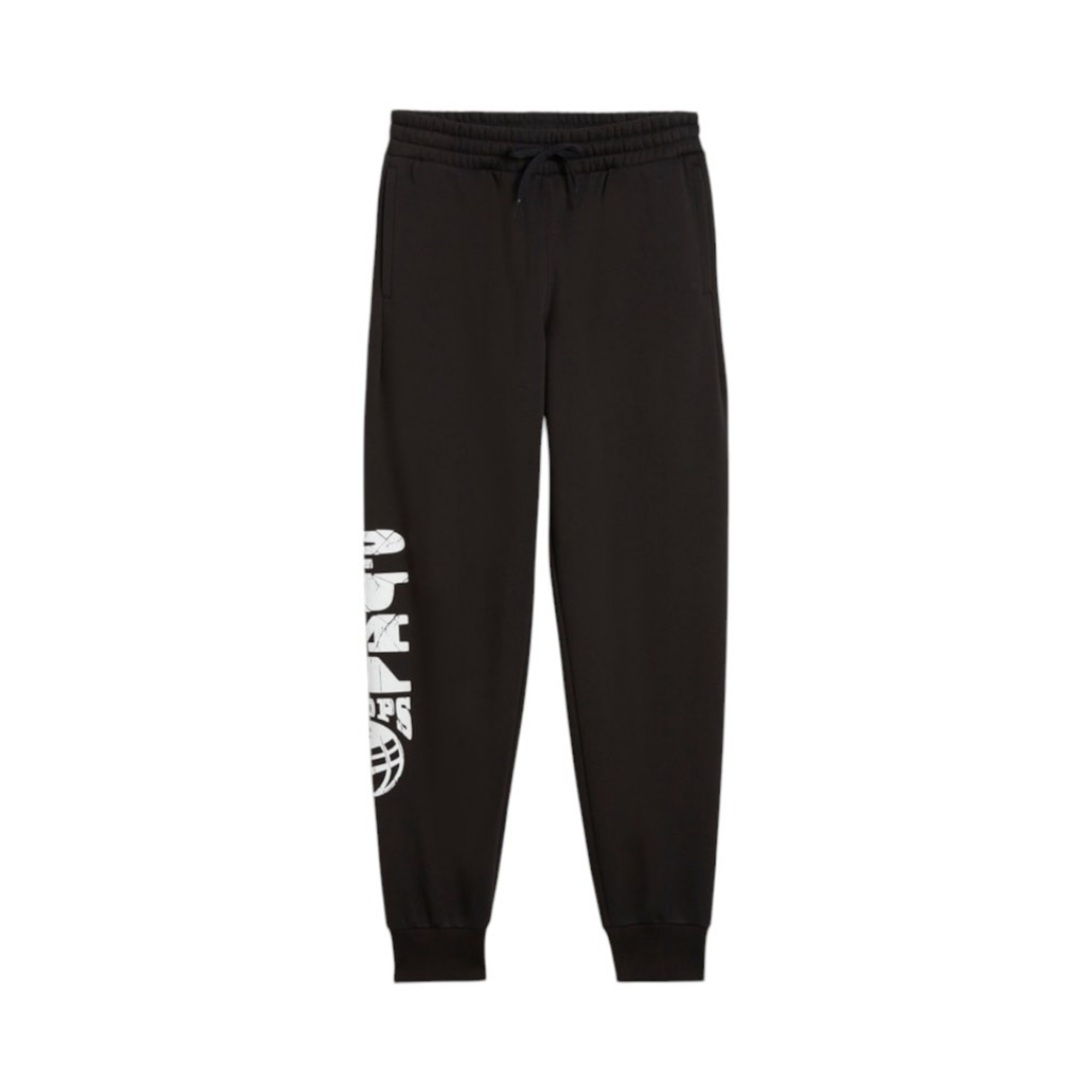 B.PRINT PANTS FL BLACK