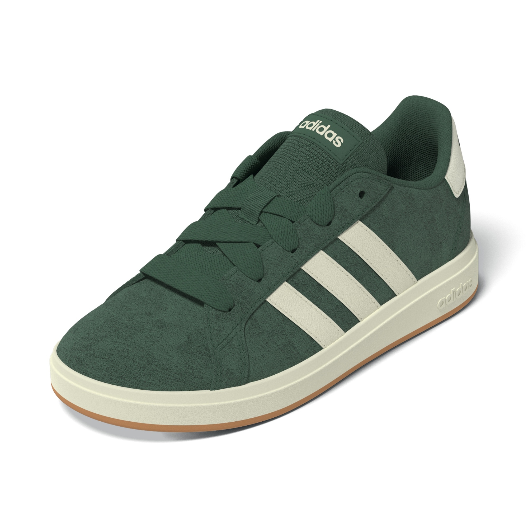 SUEDE-SYNLEA     COLL.GREEN/OFFWHT/GUM