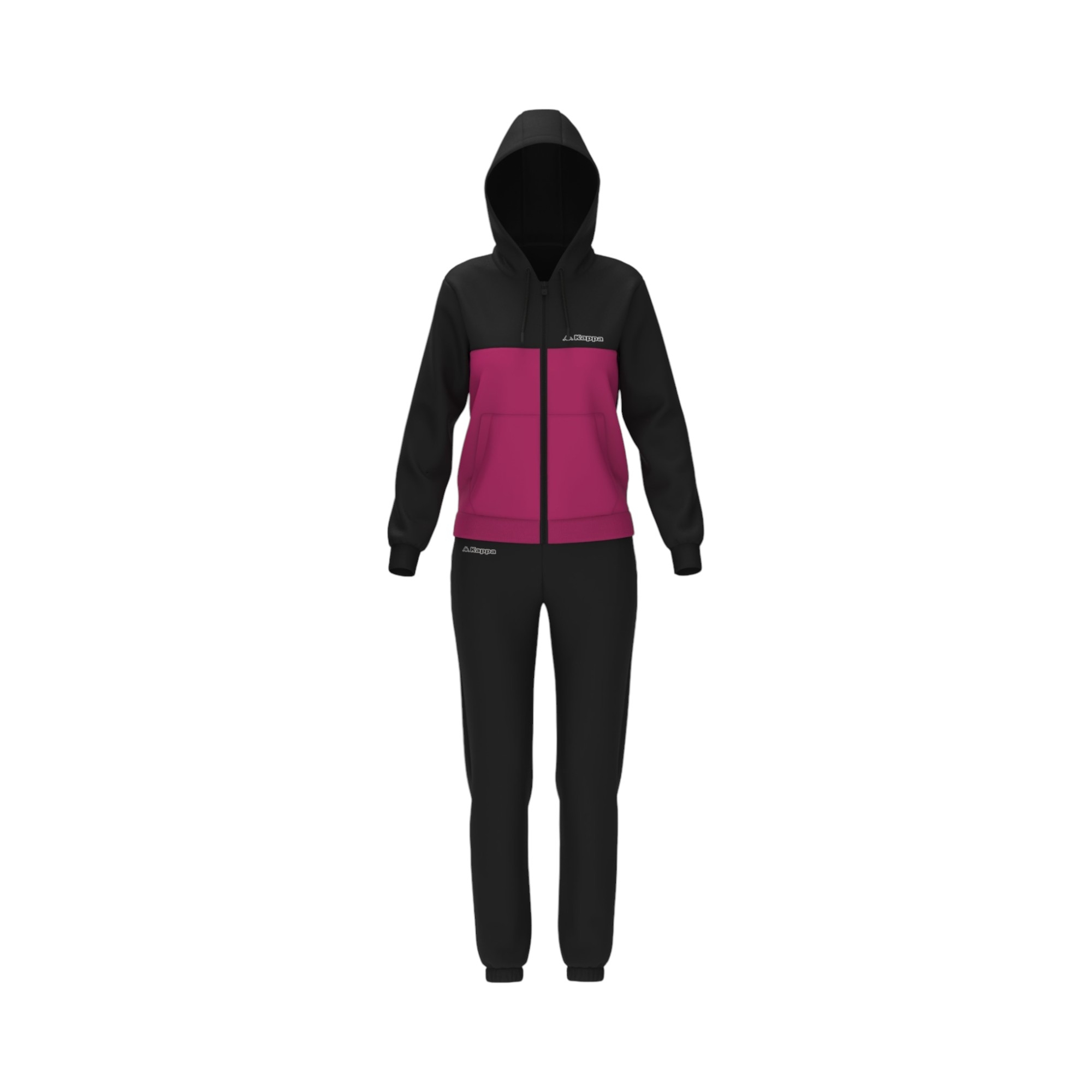 FLEECE HD FZ     BLACK-FUXIA