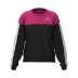 FLEECE CREW      BLACK-FUXIA-WHITE