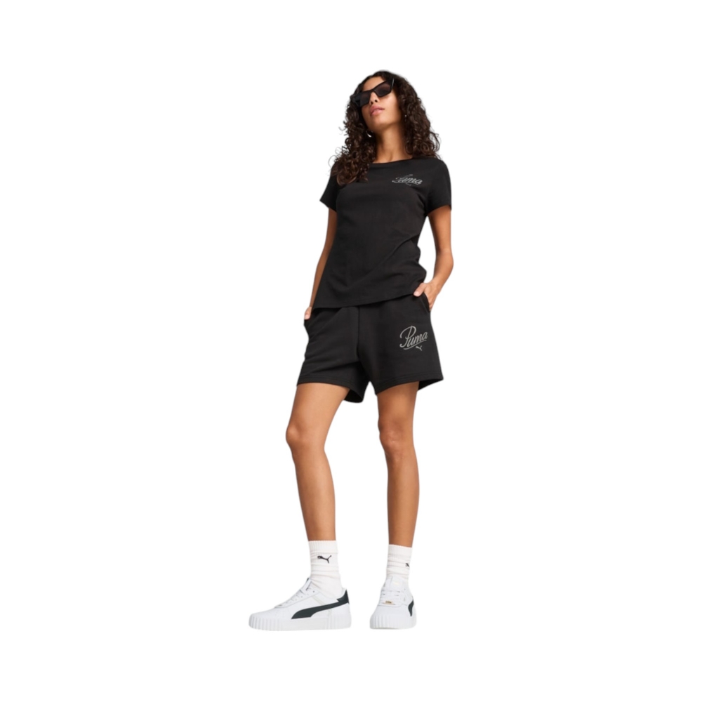 COT.JERSEY TEE   BLACK