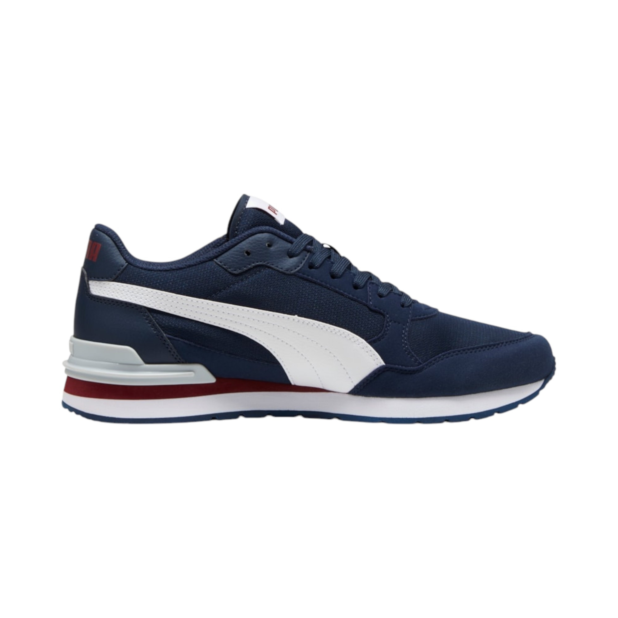 SUEDE/MESH       NAVY-WHITE-RED-GRAY