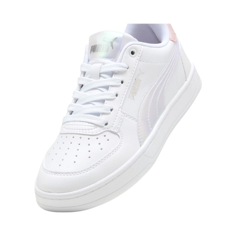 HOLO-SYN.LEATHER WHITE-MIST-SILVER