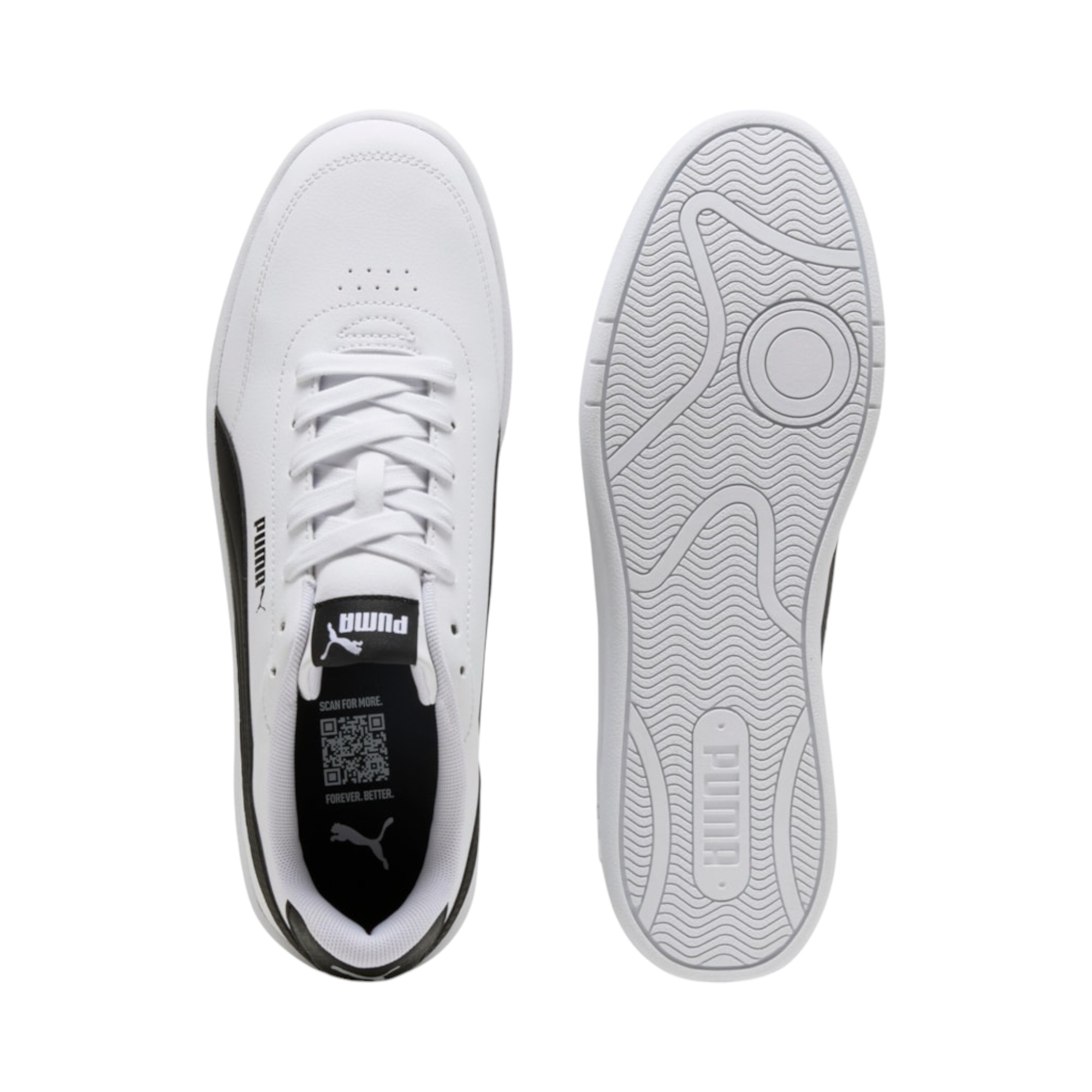 SYN.LEATHER      WHITE-BLACK