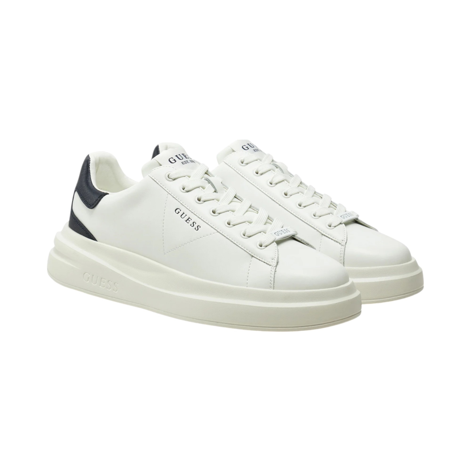 LEATHER          SUE12-WHITE BLUE