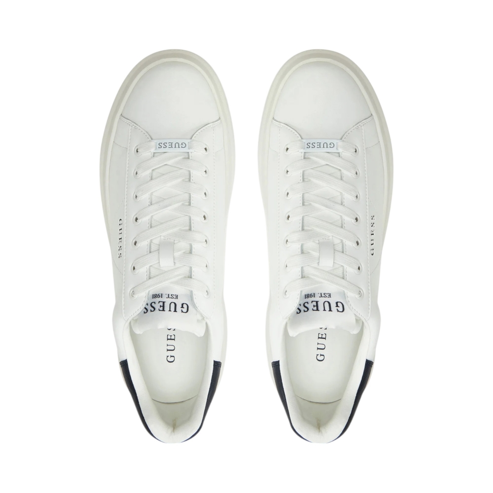 LEATHER          SUE12-WHITE BLUE