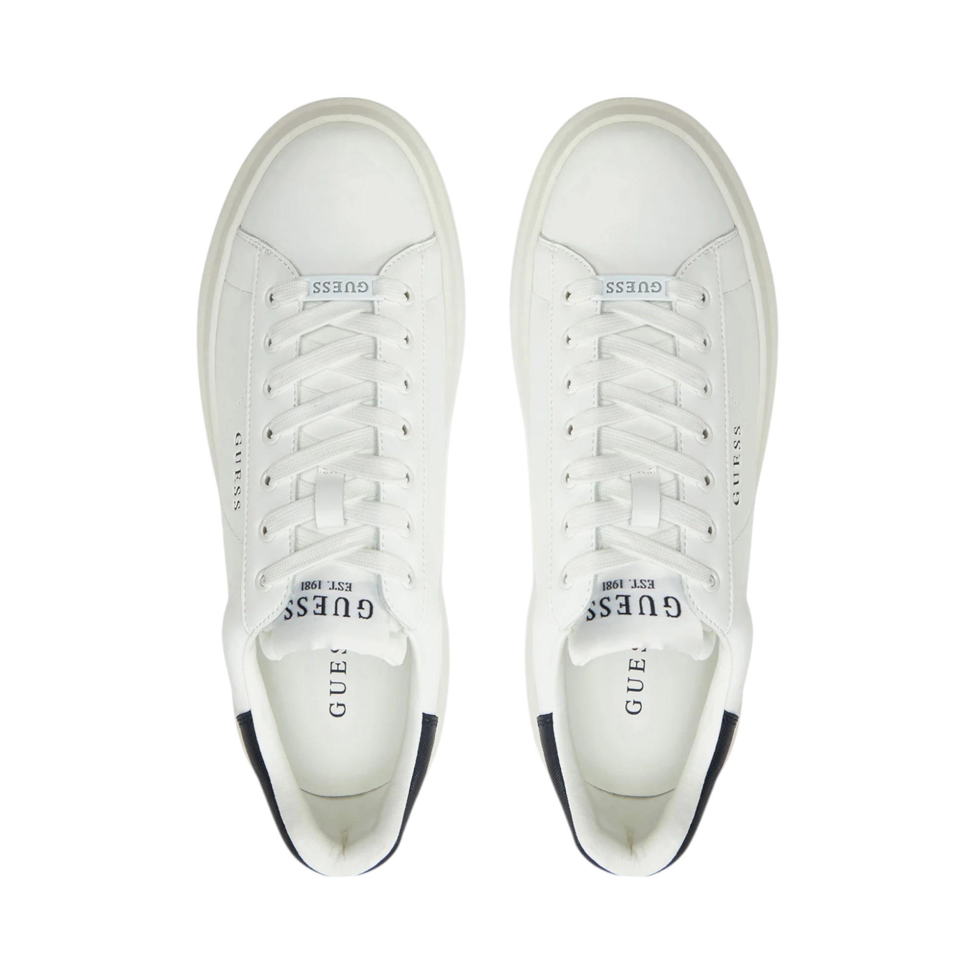 LEATHER          SUE12-WHITE BLUE