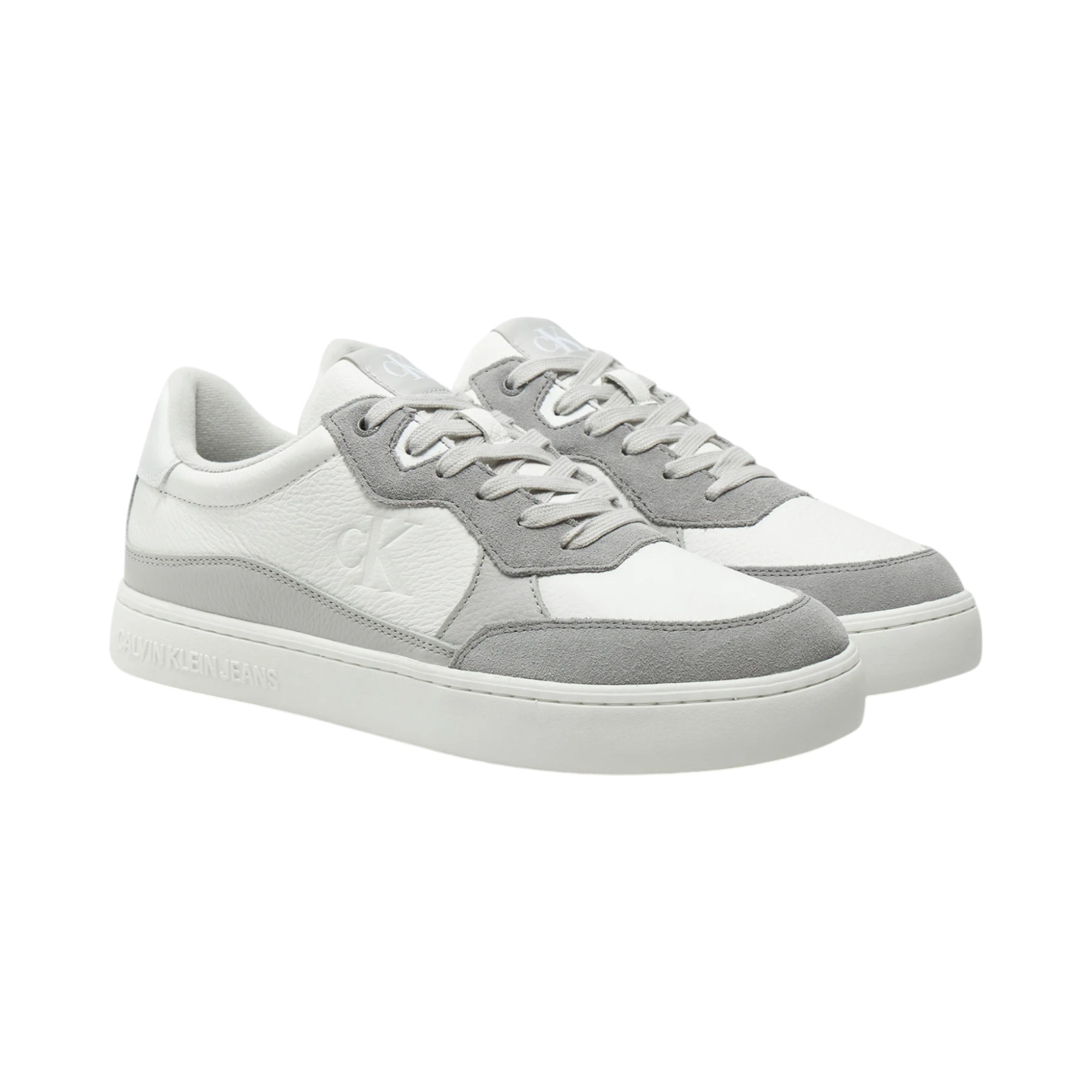 SUEDE-LEATHER    WHITE/OYSTER/GREY