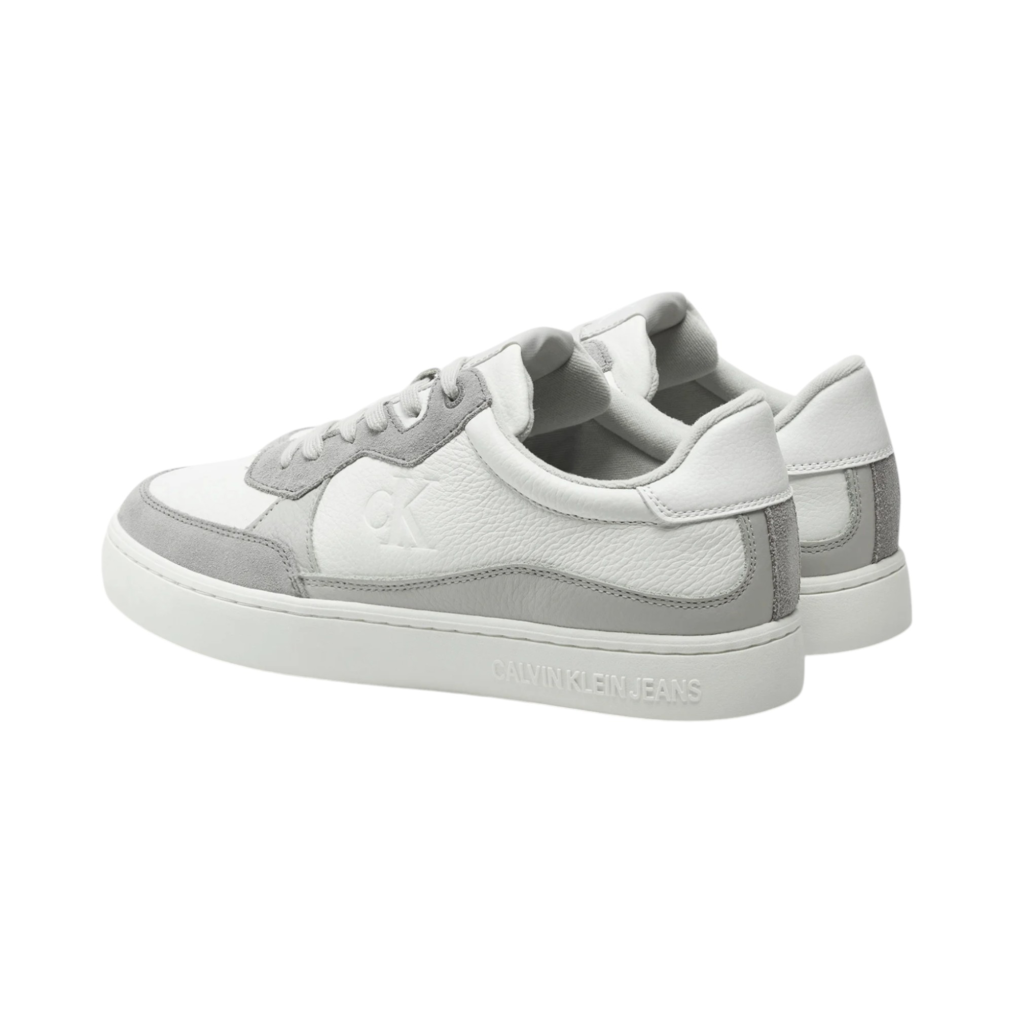 SUEDE-LEATHER    WHITE/OYSTER/GREY