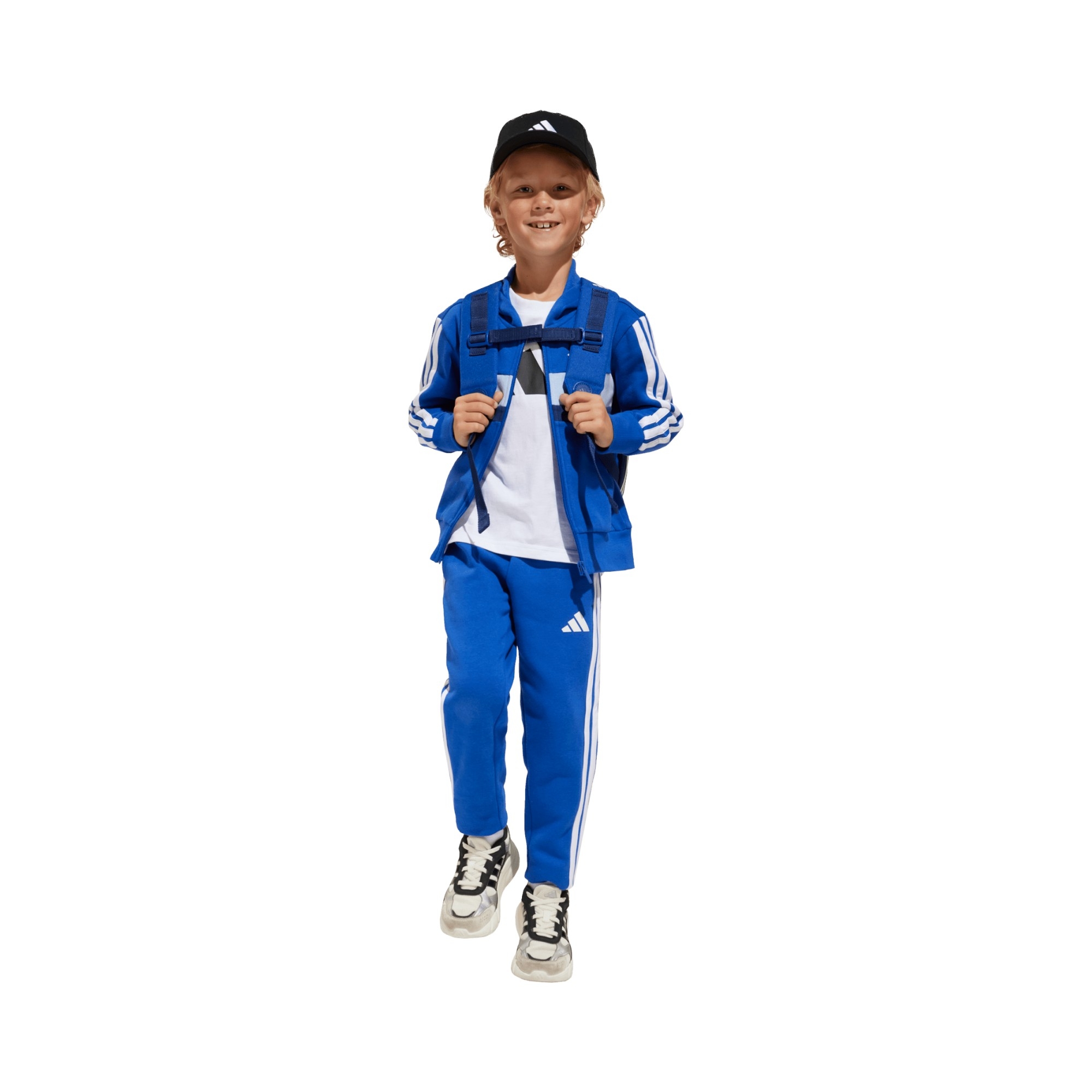 COT.FLEECE       ROYAL/WHITE/BLUE